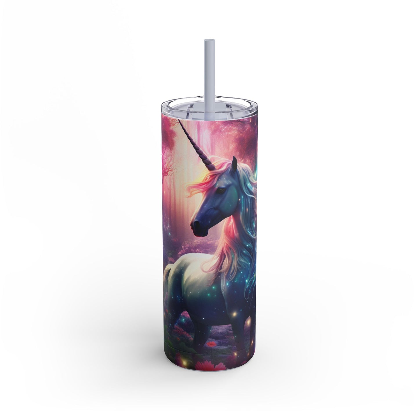 Unicorn Skinny Matte Tumbler, 20oz