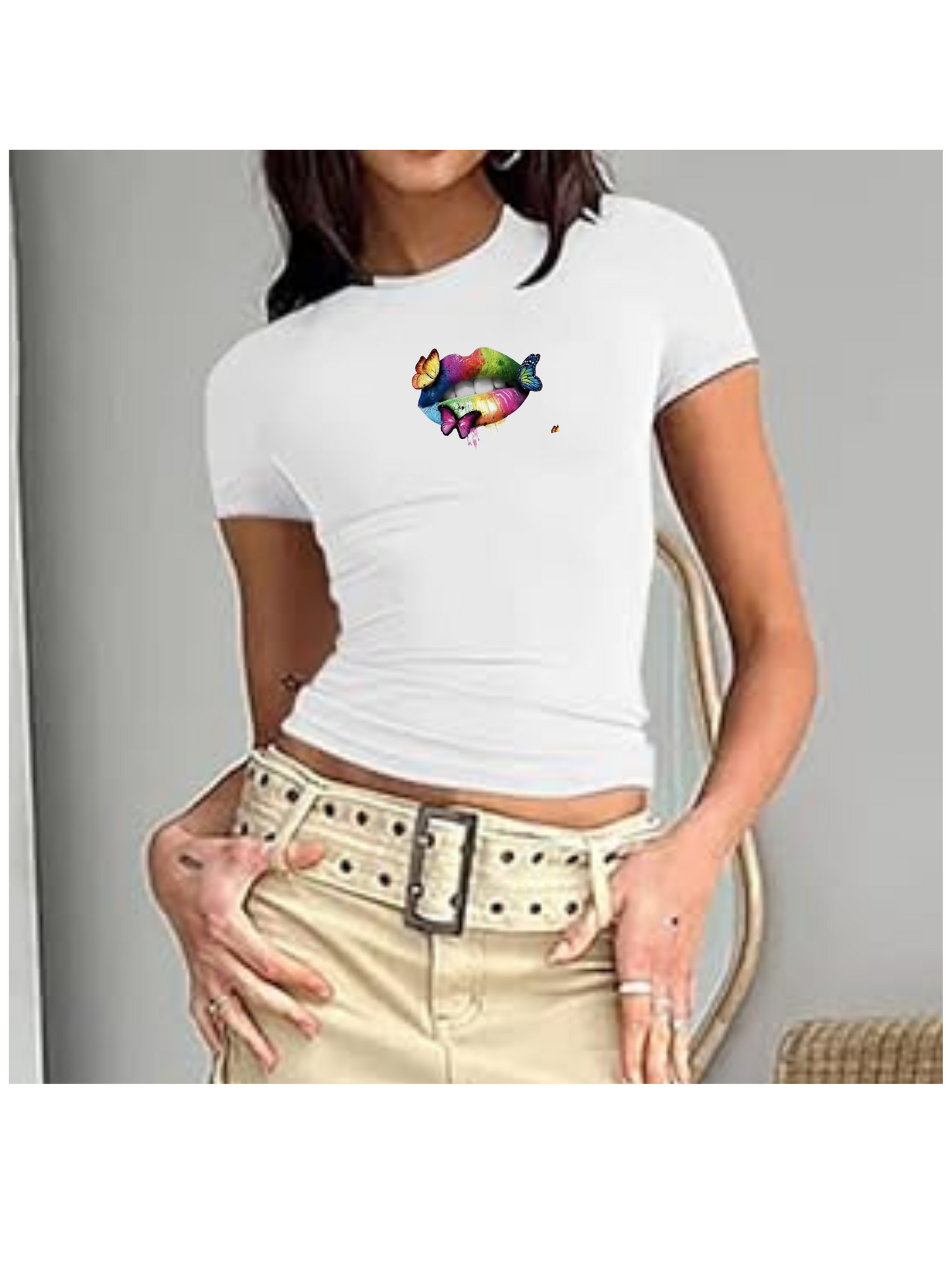 Graphic Crewneck Short Sleeve T-Shirts Tops