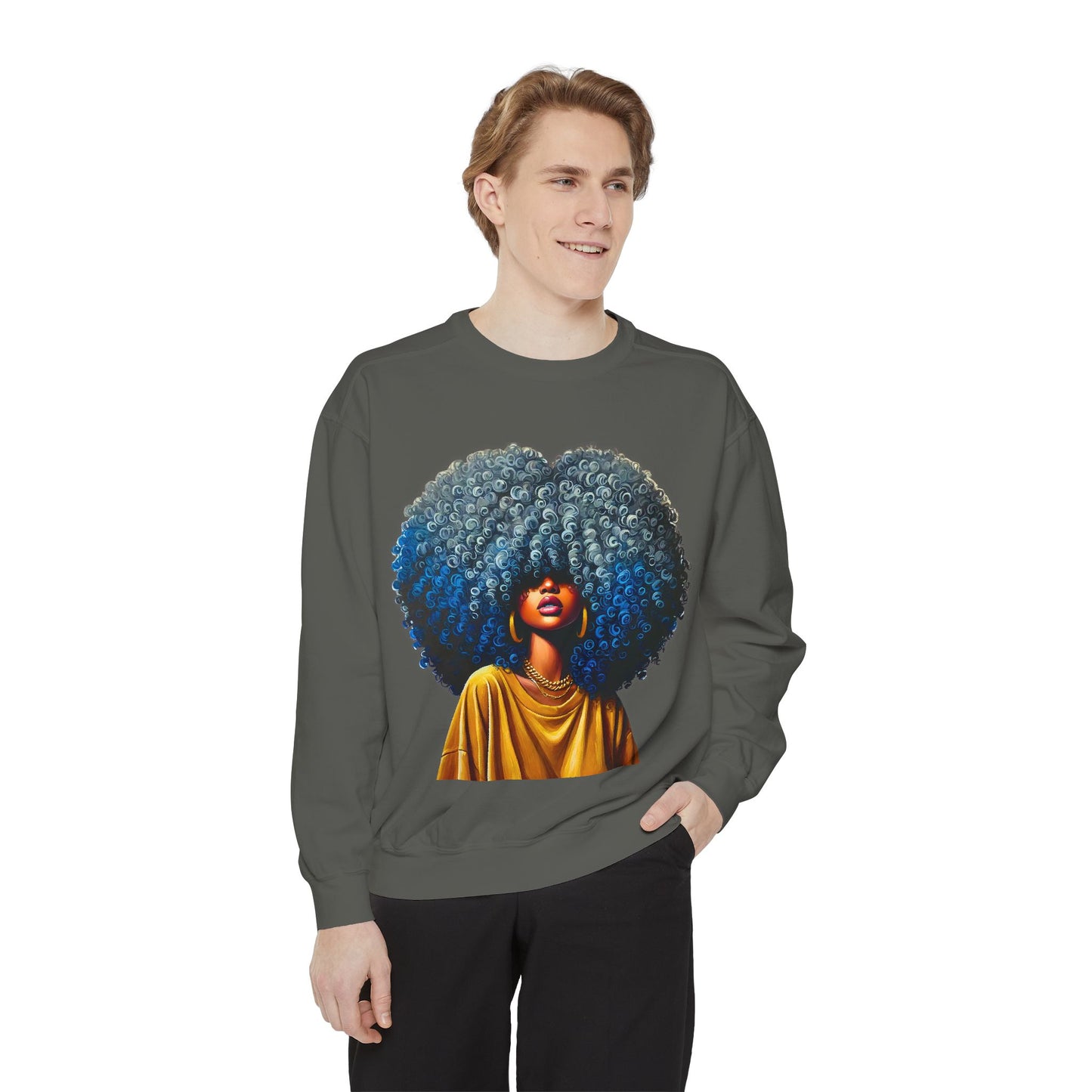 Colorful Afro Woman Sweatshirt