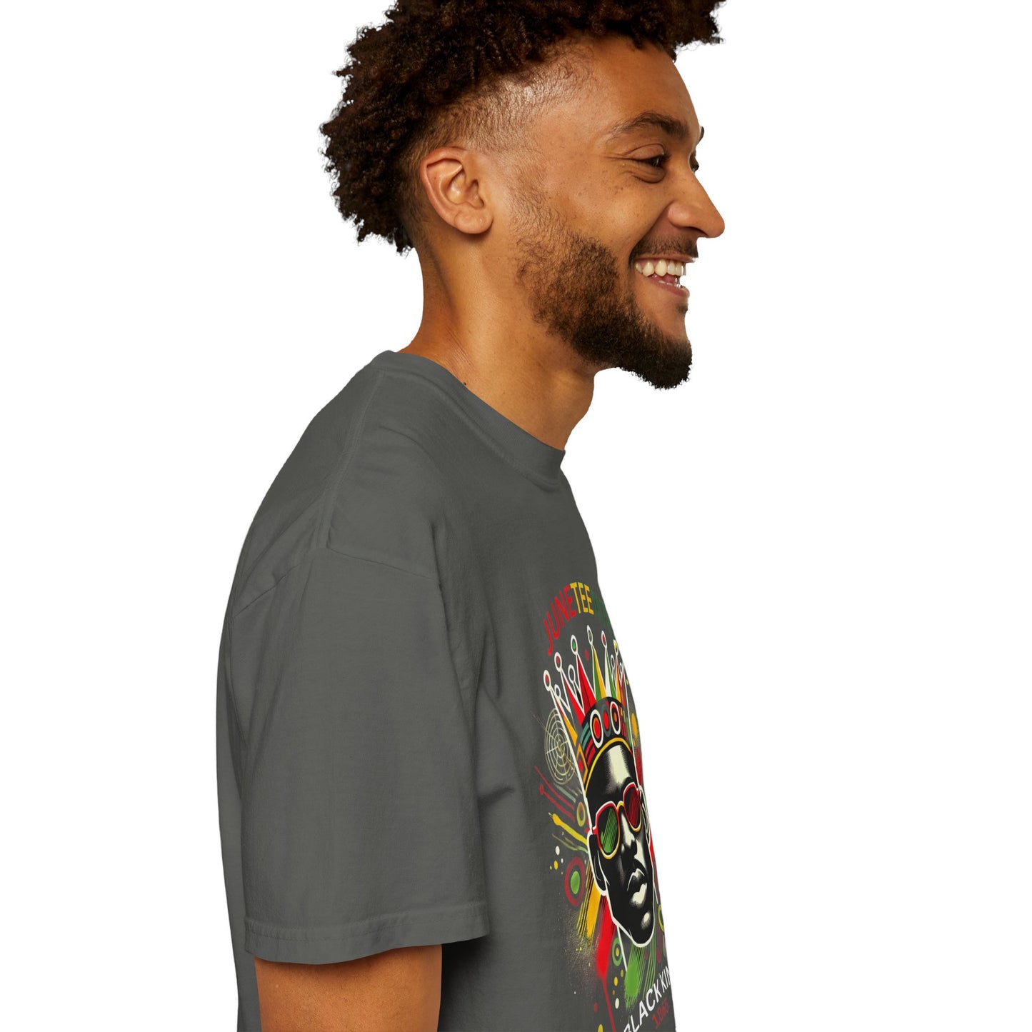 Unisex Black King Graphic Tee, Vibrant Afrocentric Shirt, African Heritage Gift, Kings Day Celebrations, Streetwear Fashion