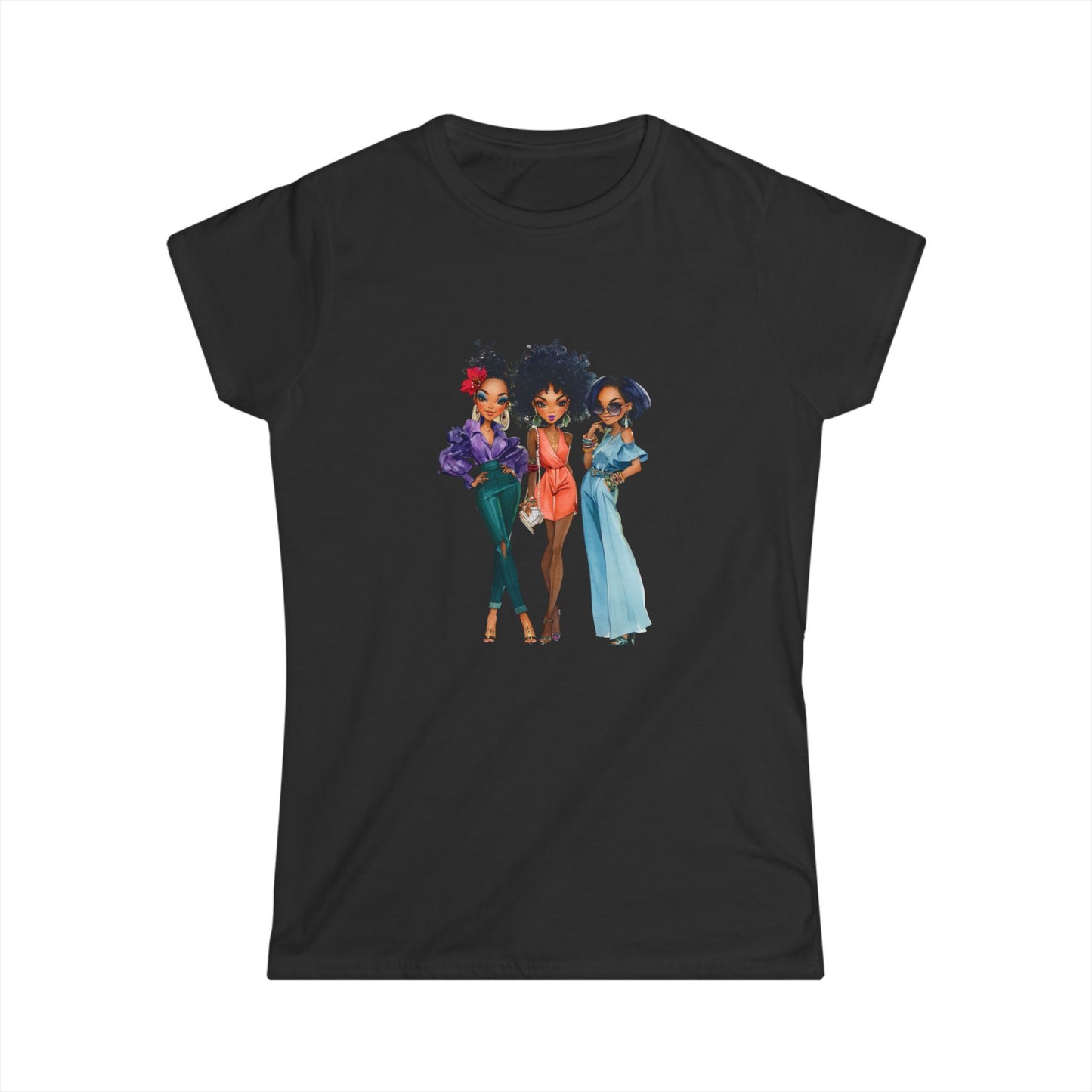 Empowered Women Softstyle Tee - Fashionable Graphic T-Shirt for Confident Women