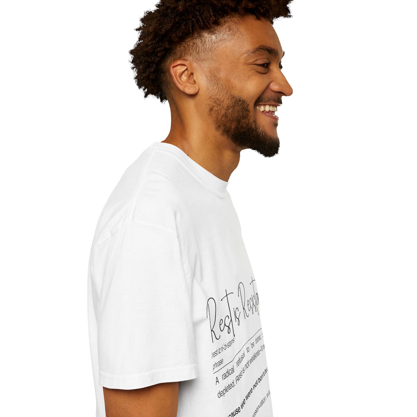 Rest is Resistance - A radical refusal to be drained, dismissed, or depleted Unisex T-Shirt, Relaxation Tee, Self-Care Shirt.