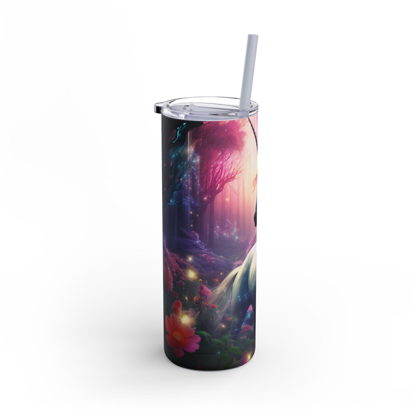 Unicorn Skinny Matte Tumbler, 20oz