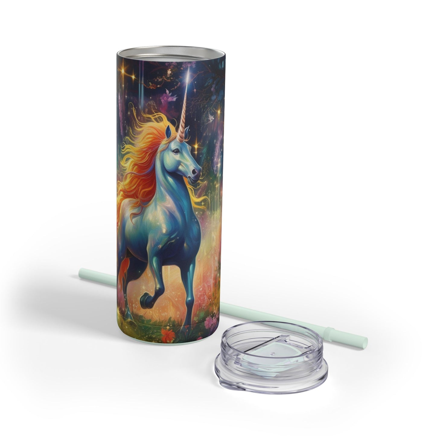 Unicorn Skinny Matte Tumbler, 20oz
