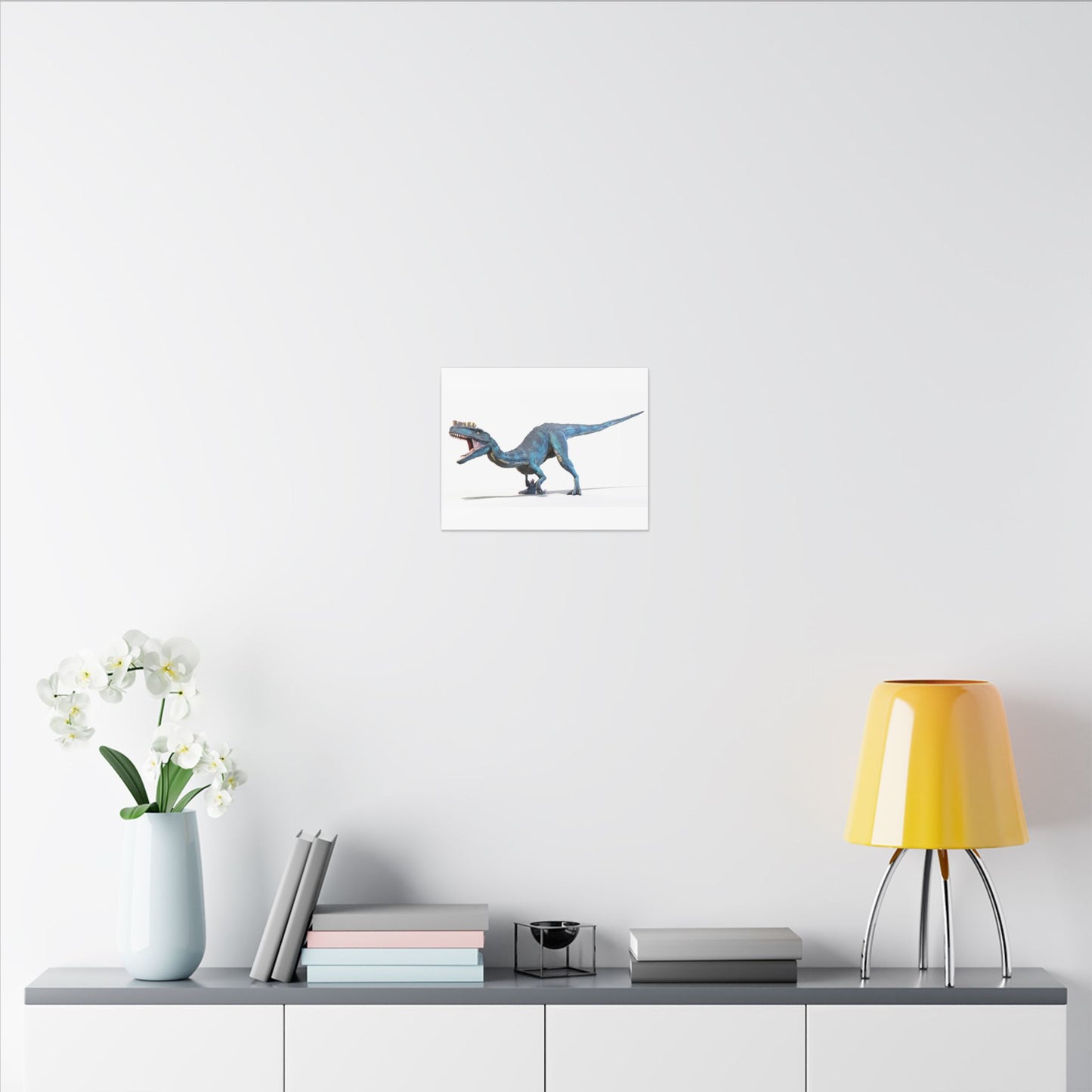 Dinosaur Themed Canvas Wall Art - Stretched Matte Design