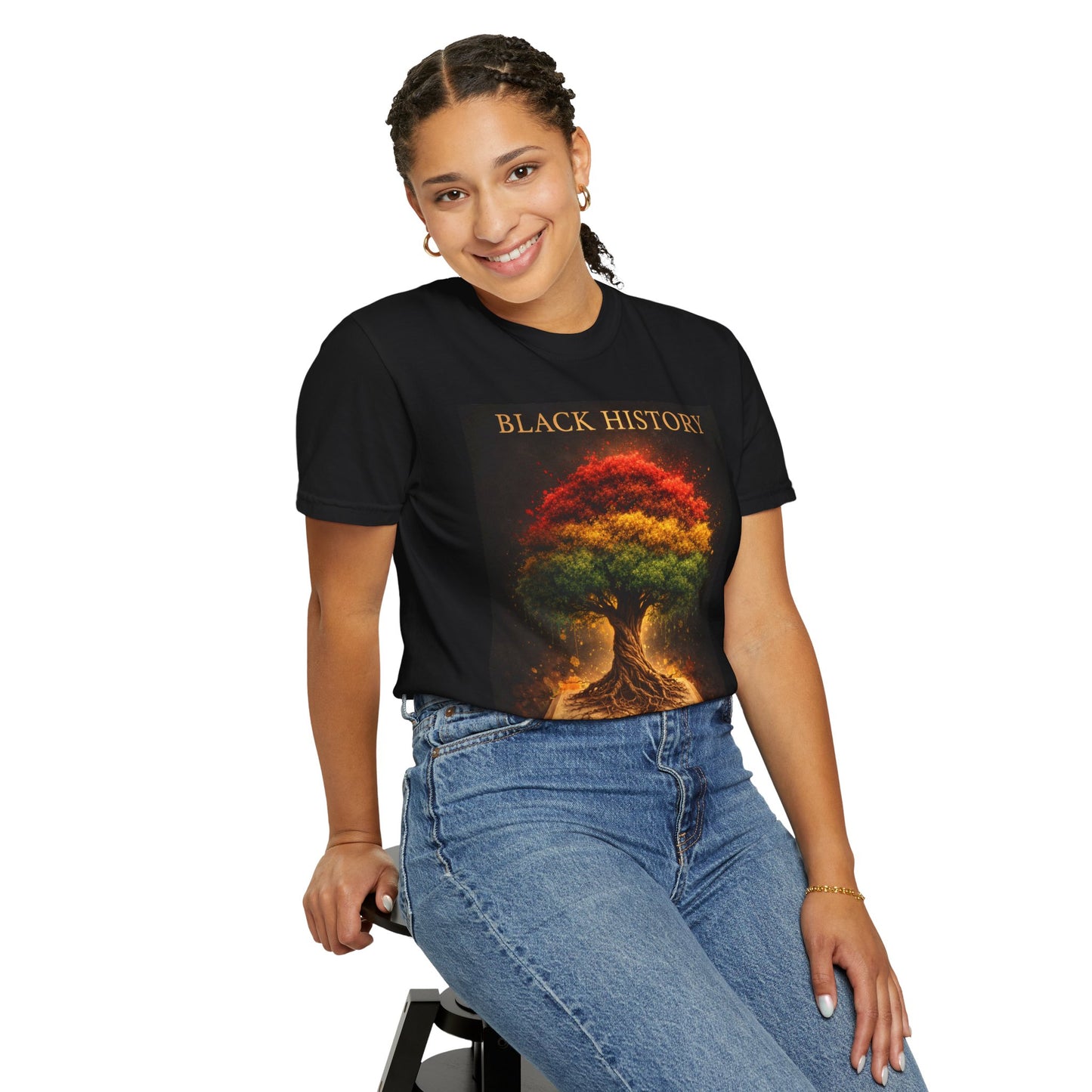 Black History Tree T-Shirt — 'Honoring the Past, Inspiring the Future'