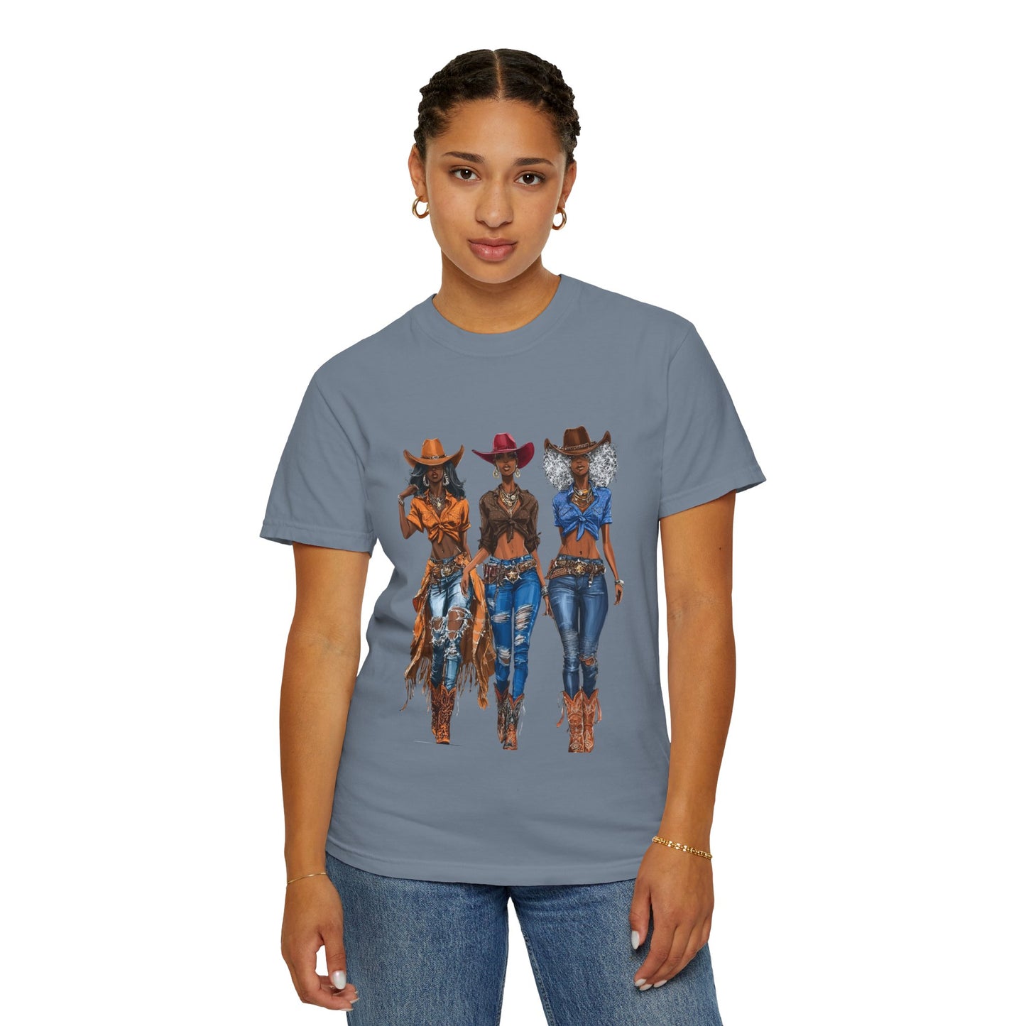 “Melanin on the Frontier” Graphic T-Shirt — Western Rodeo Fashion Tee