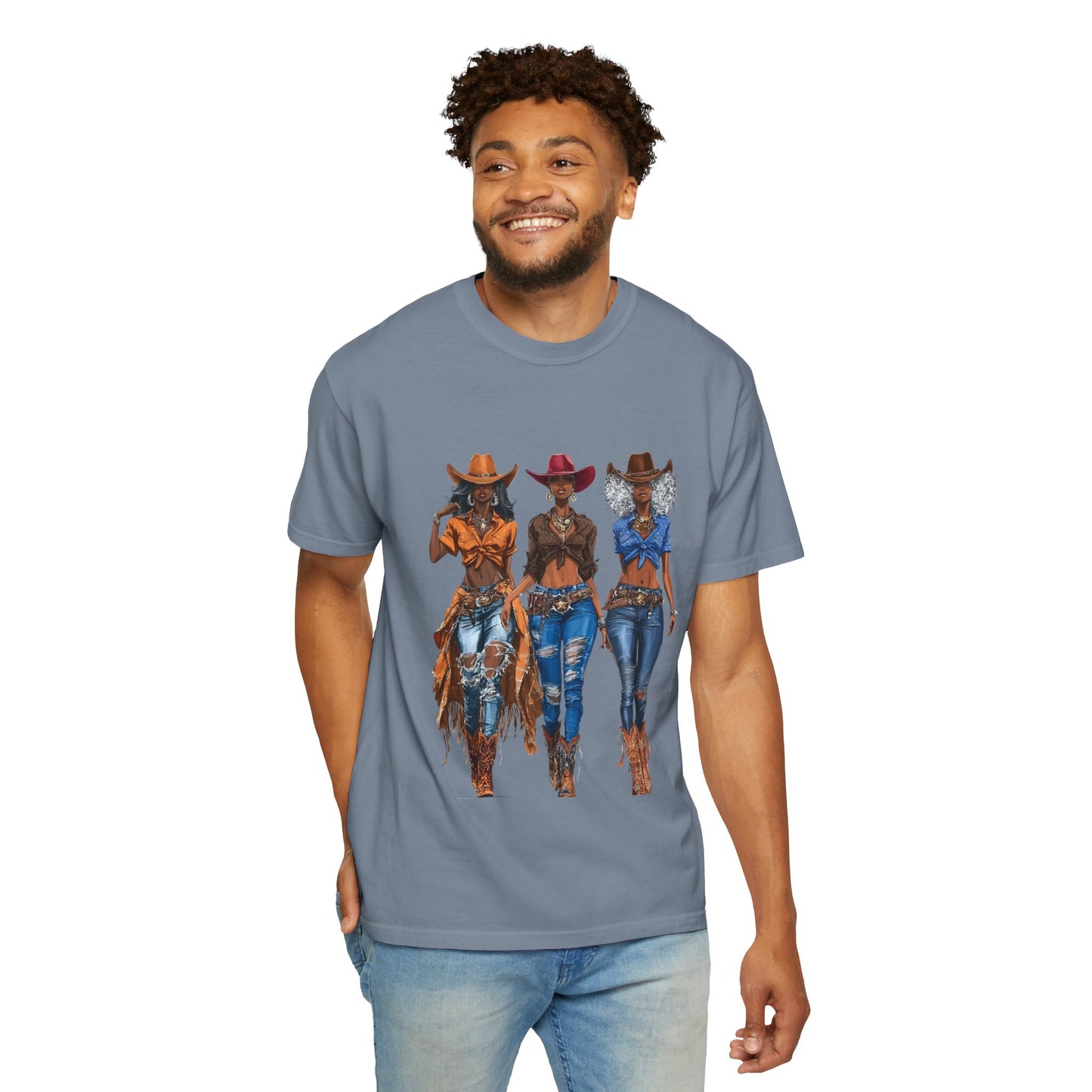“Melanin on the Frontier” Graphic T-Shirt — Western Rodeo Fashion Tee
