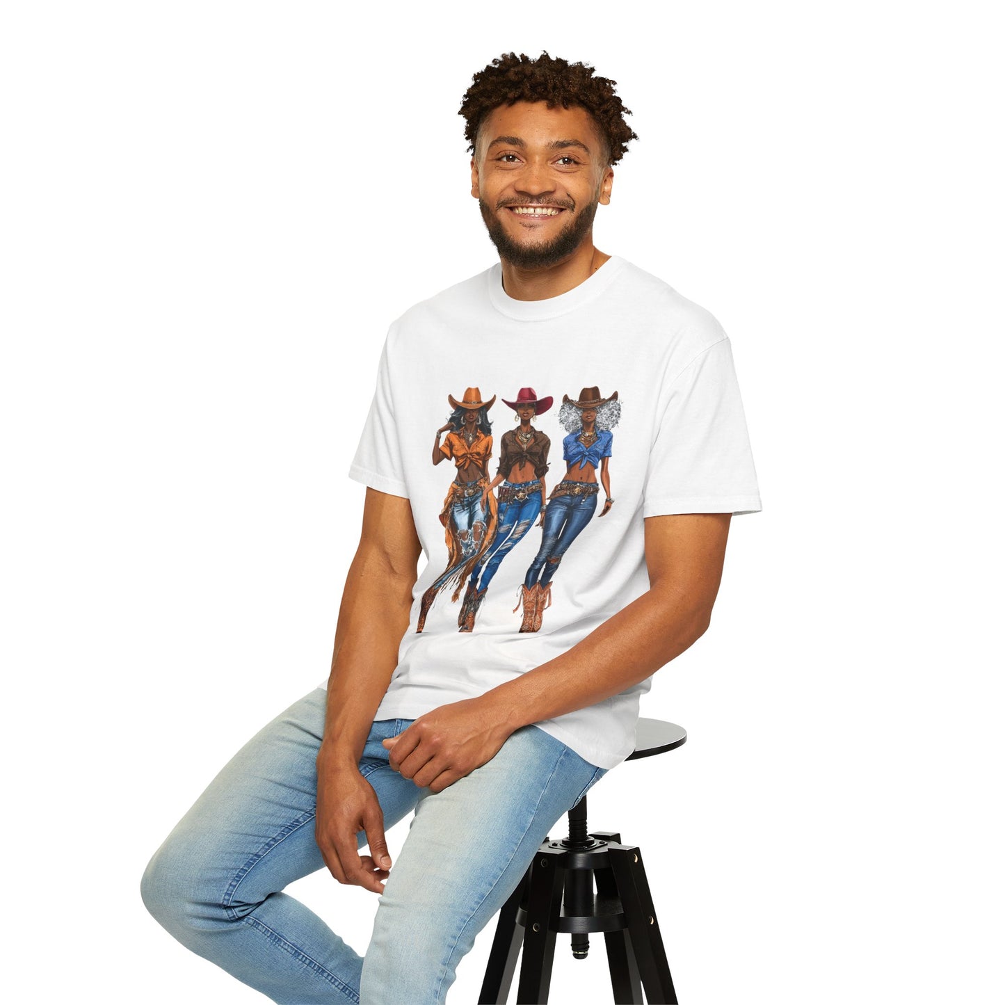 “Melanin on the Frontier” Graphic T-Shirt — Western Rodeo Fashion Tee