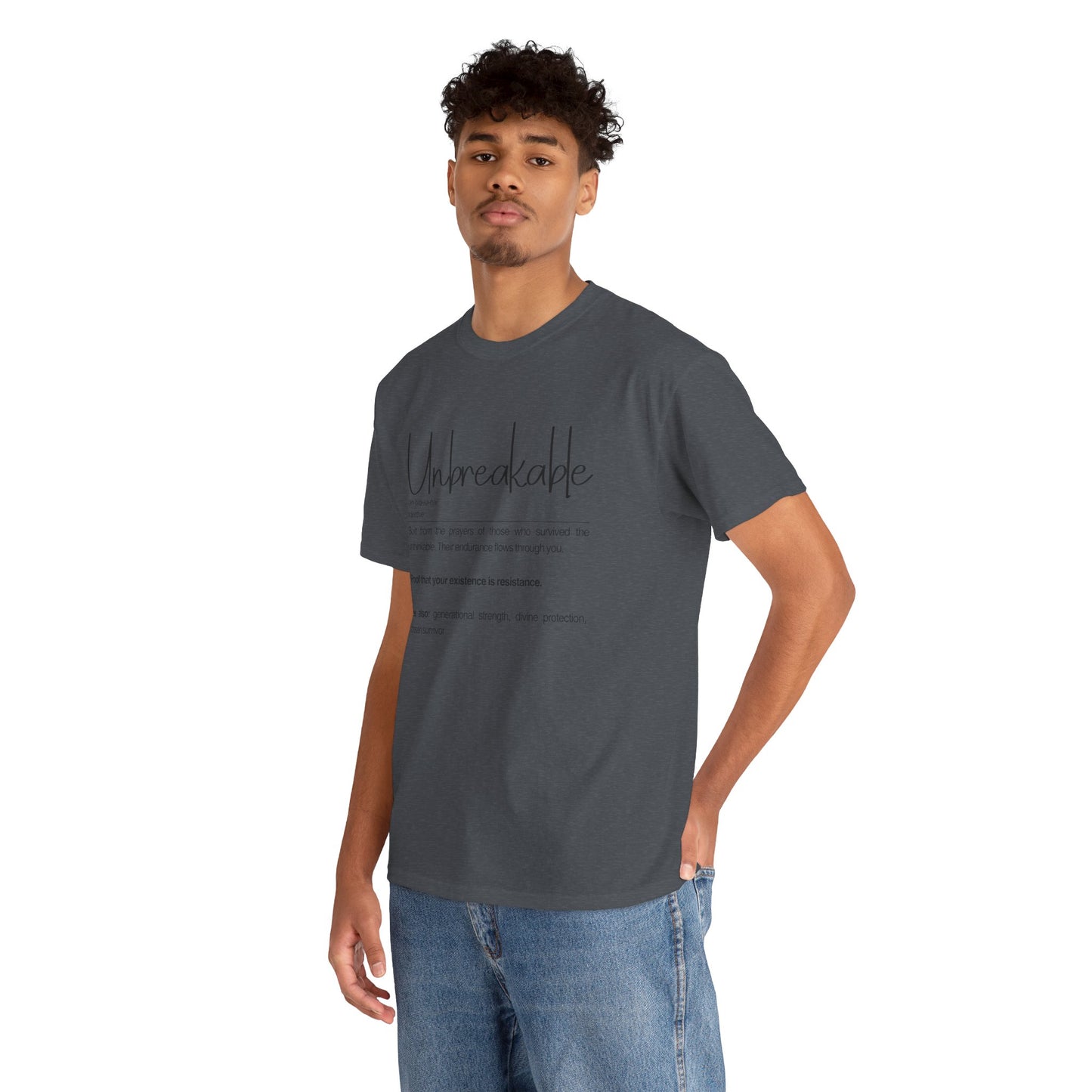 Unbreakable Empowerment Tee | Built from the Prayers, Inspirational Shirt for Resilience, Motivational Wear
