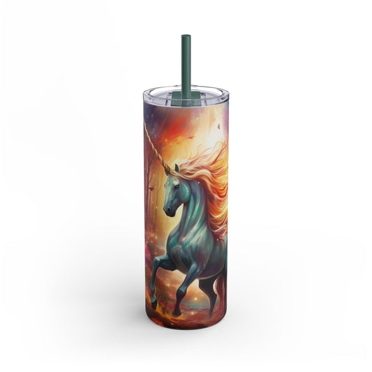 Unicorn Skinny Matte Tumbler, 20oz