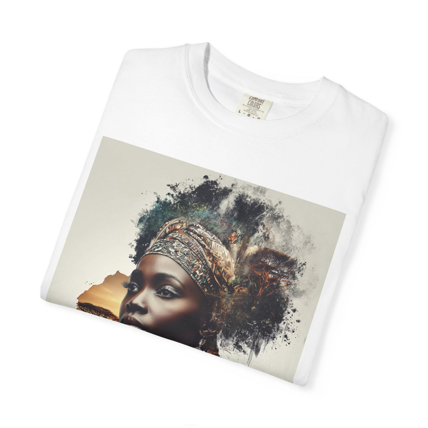 African Soul T-Shirt — Afrocentric Map Portrait Tee