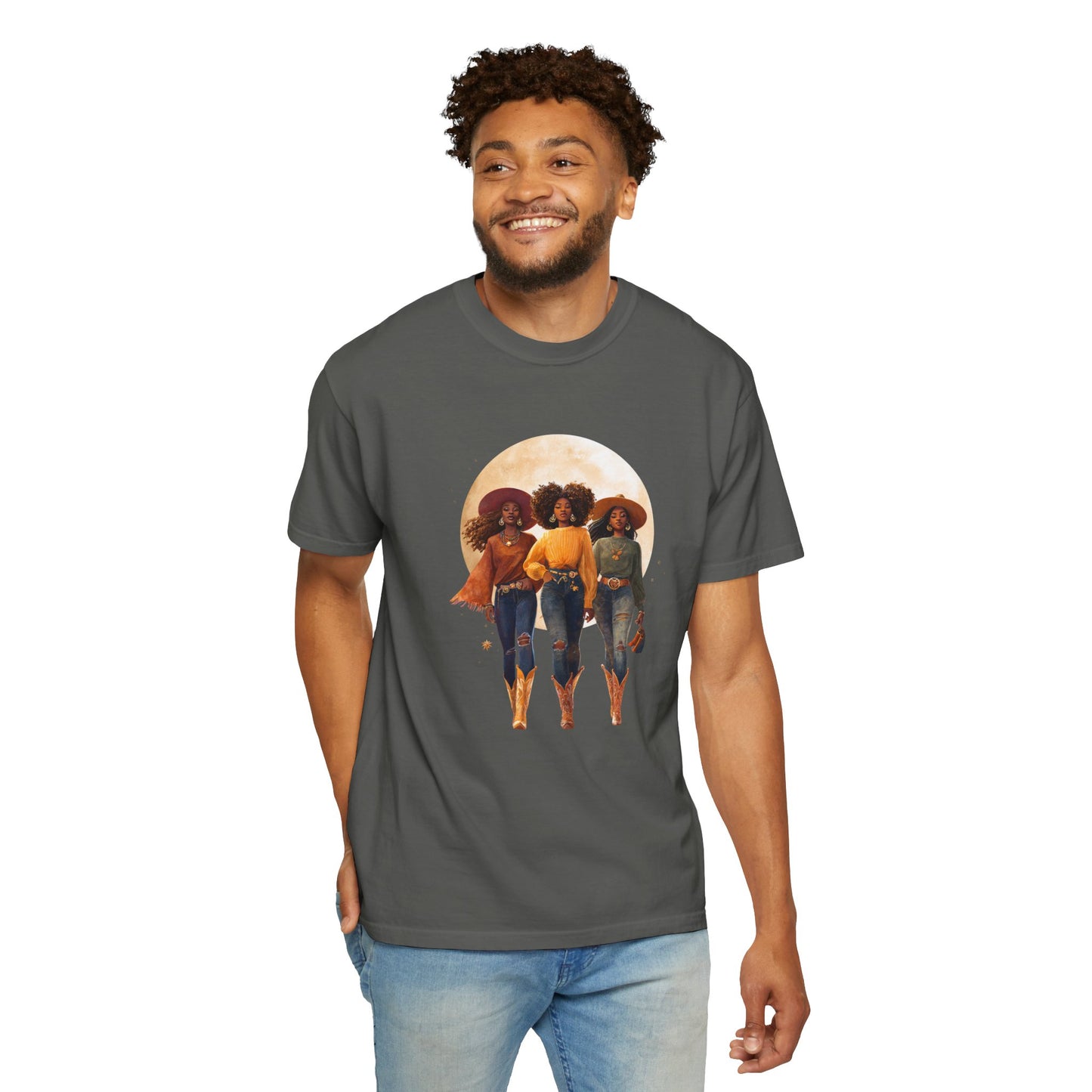 Cowgirls of the West, Unisex Garment-Dyed T-shirt