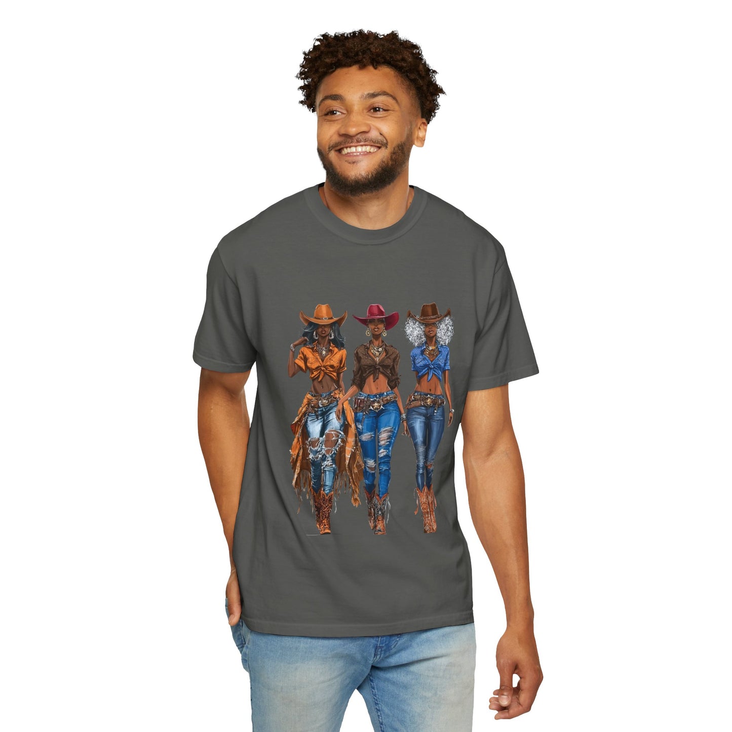 “Melanin on the Frontier” Graphic T-Shirt — Western Rodeo Fashion Tee