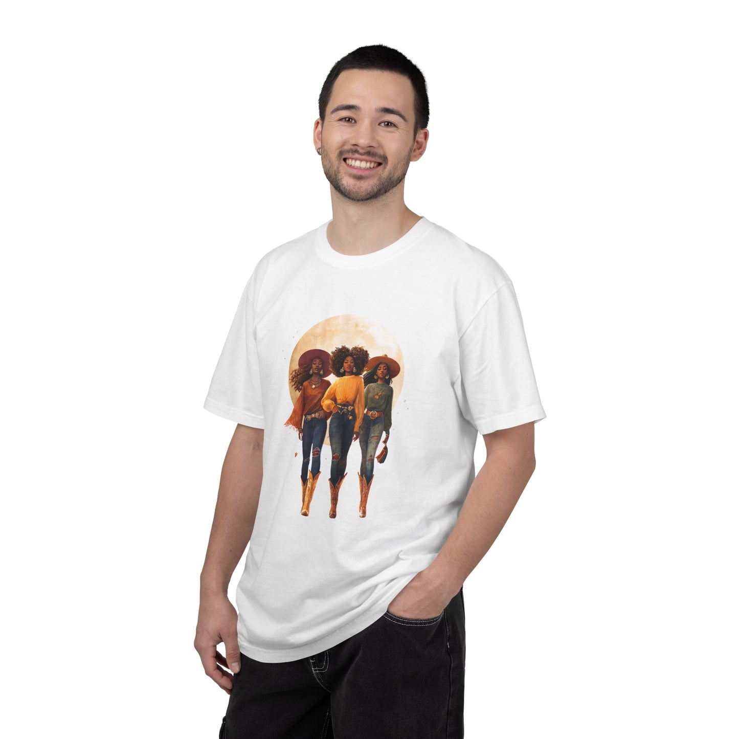 Cowgirls of the West, Unisex Garment-Dyed T-shirt