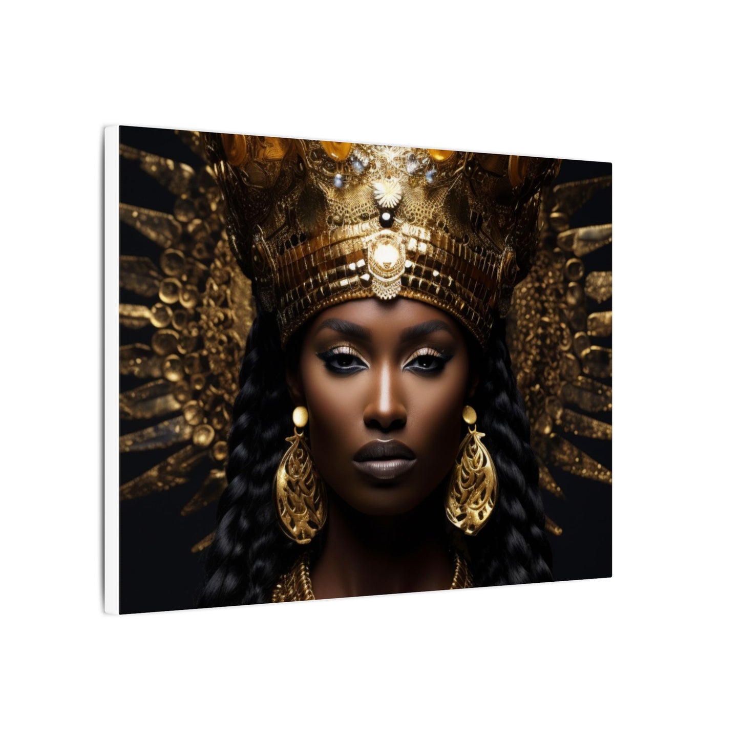 Regal Queen Canvas Wall Art - Stretched Matte Print