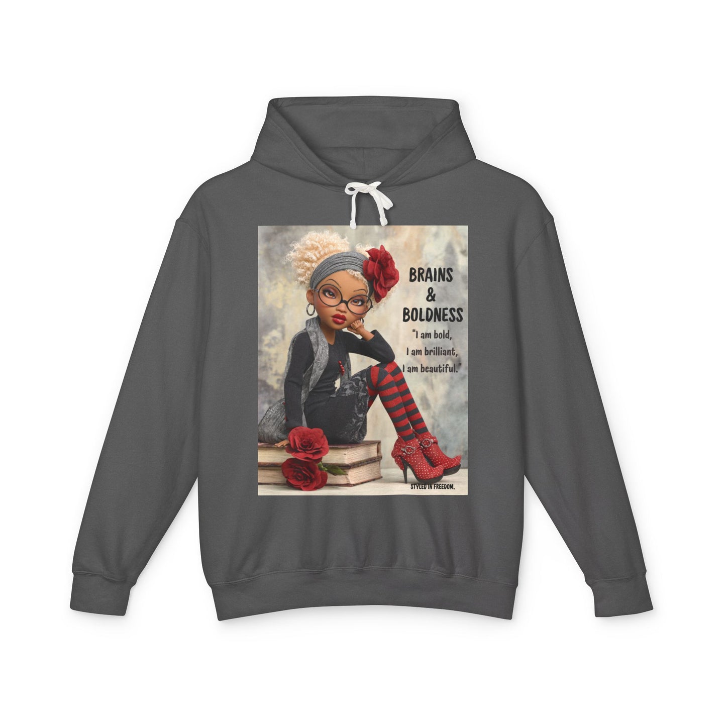 LIMITED EDITION | Storybook Scholar Doll Hoodie — “Smart is Stylish.”