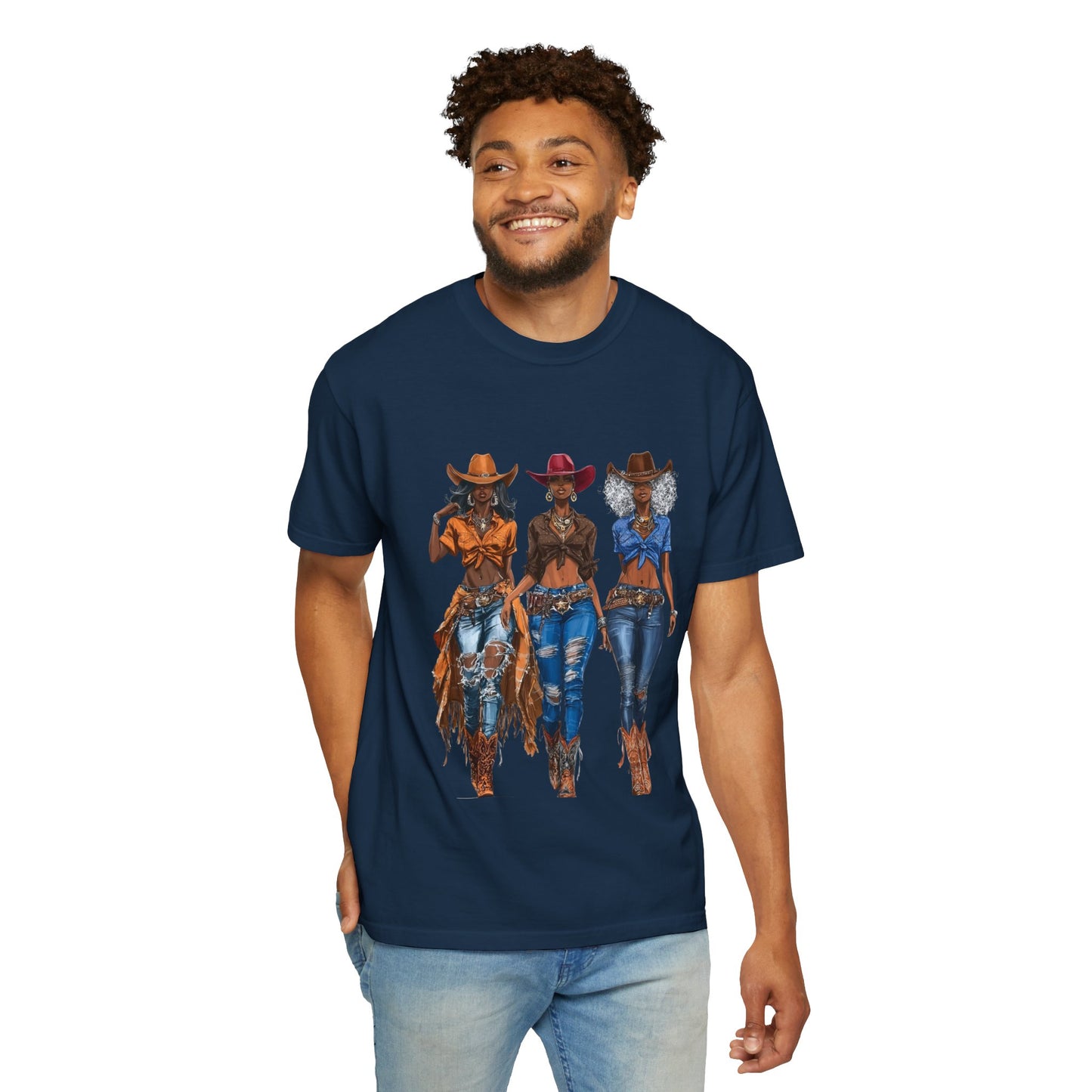 “Melanin on the Frontier” Graphic T-Shirt — Western Rodeo Fashion Tee