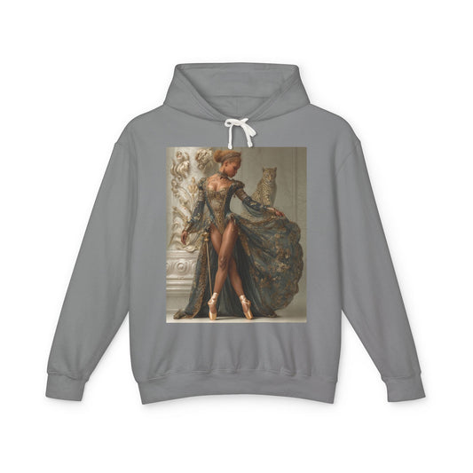 Vintage Ballet Dancer Hoodie — Elegant Ballerina Art Sweatshirt