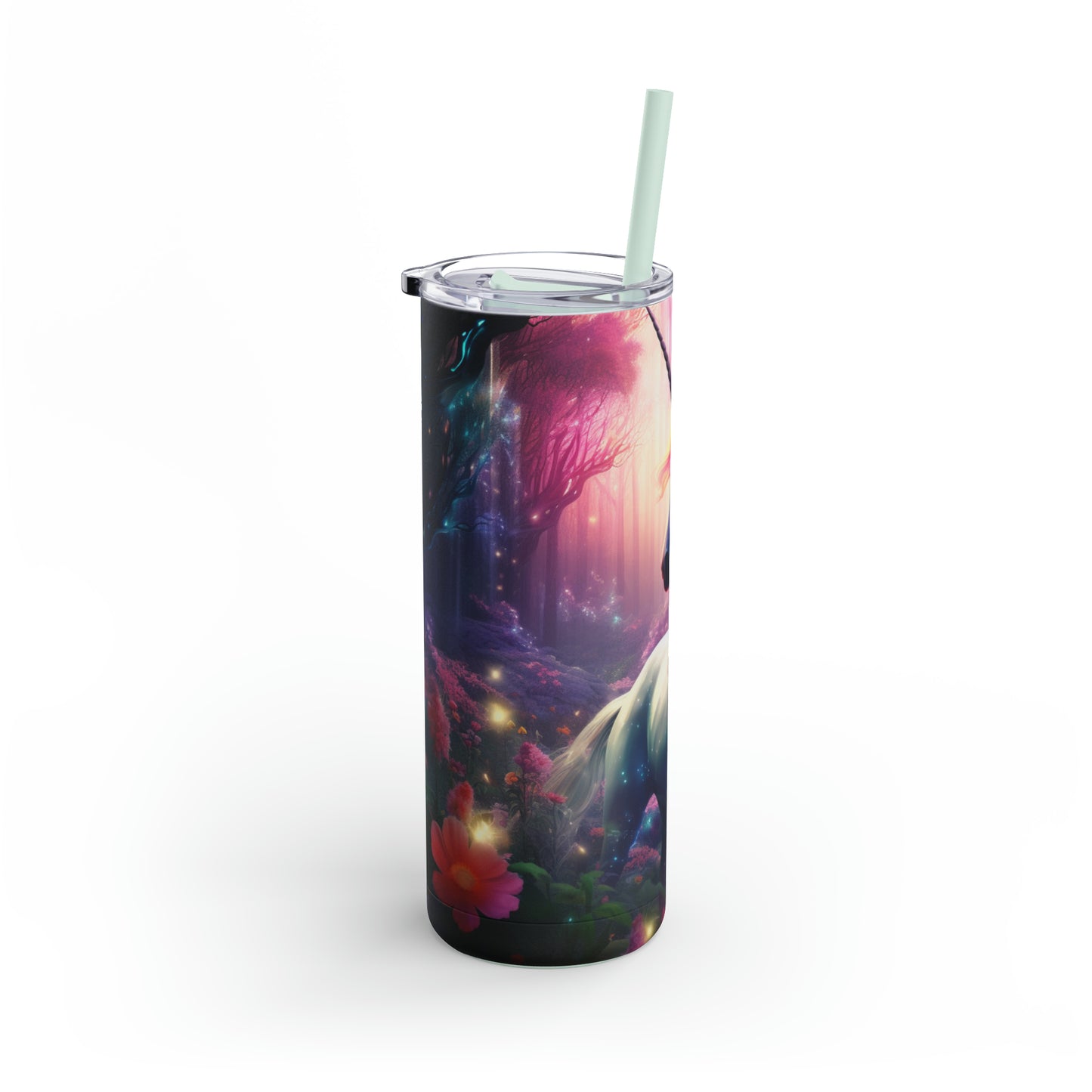 Magical Unicorn Skinny Matte Tumbler, 20oz