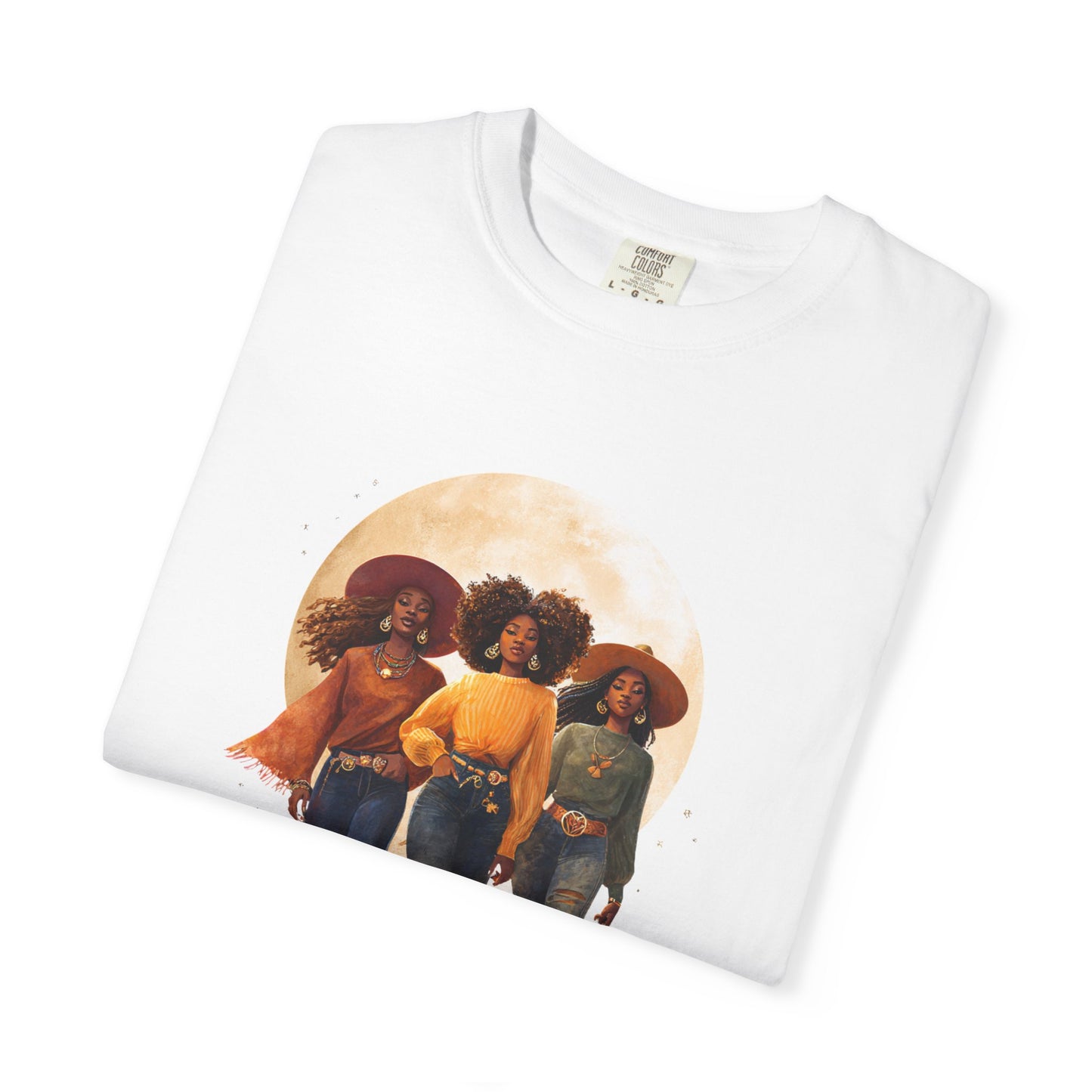 Cowgirls of the West, Unisex Garment-Dyed T-shirt