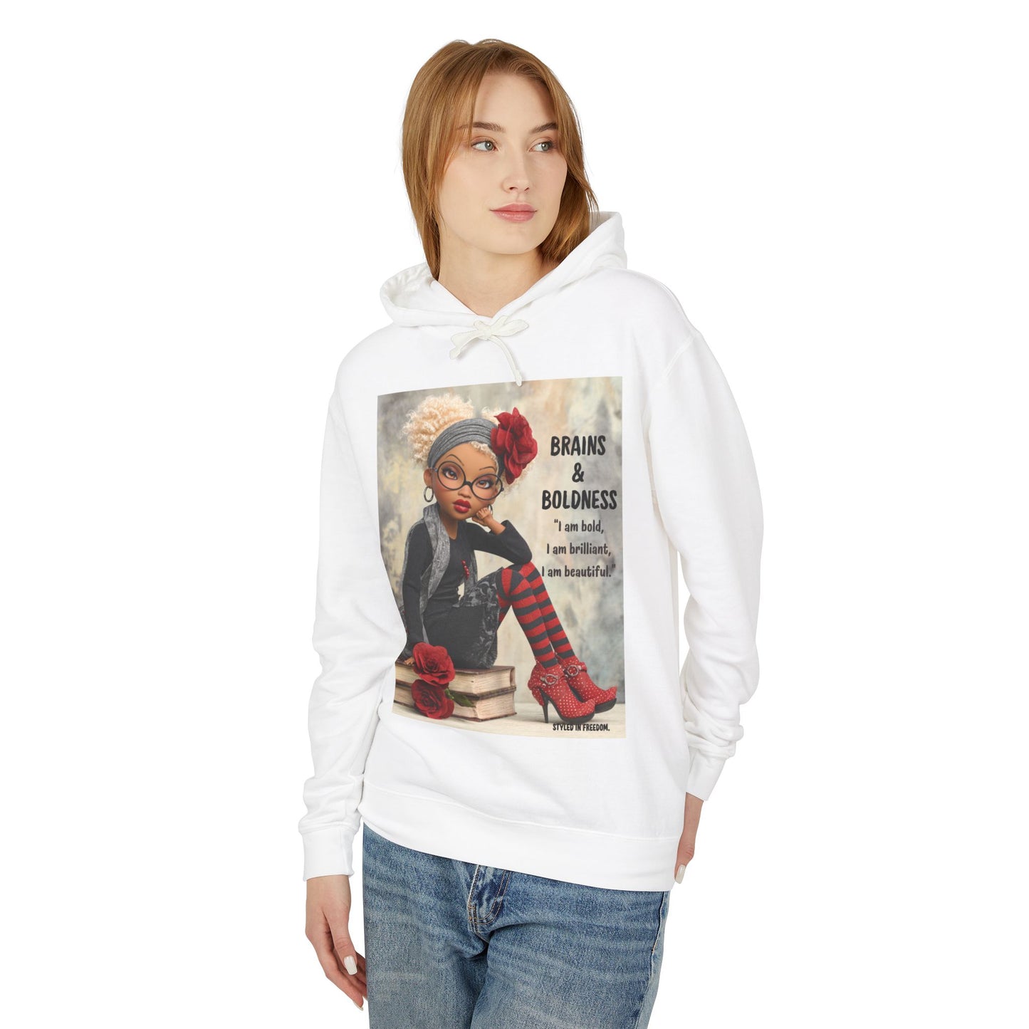 LIMITED EDITION | Storybook Scholar Doll Hoodie — “Smart is Stylish.”