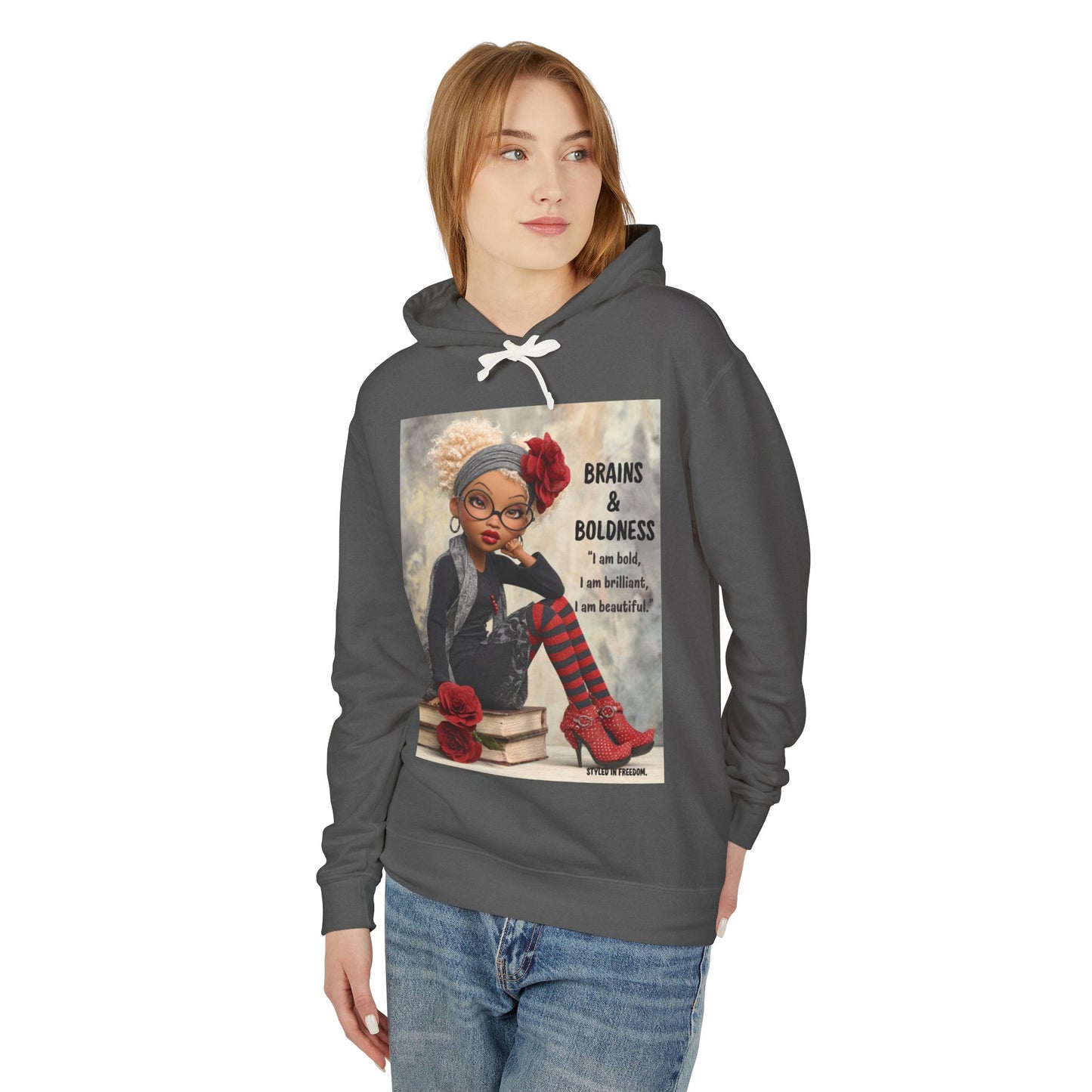 LIMITED EDITION | Storybook Scholar Doll Hoodie — “Smart is Stylish.”