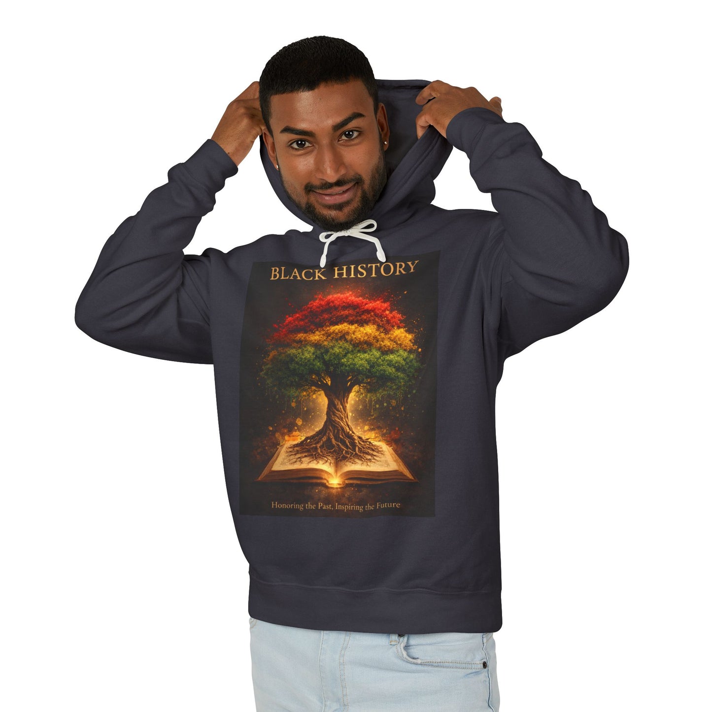 Black History Tree of Knowledge Hoodie — Inspirational Black History Month Sweatshirt