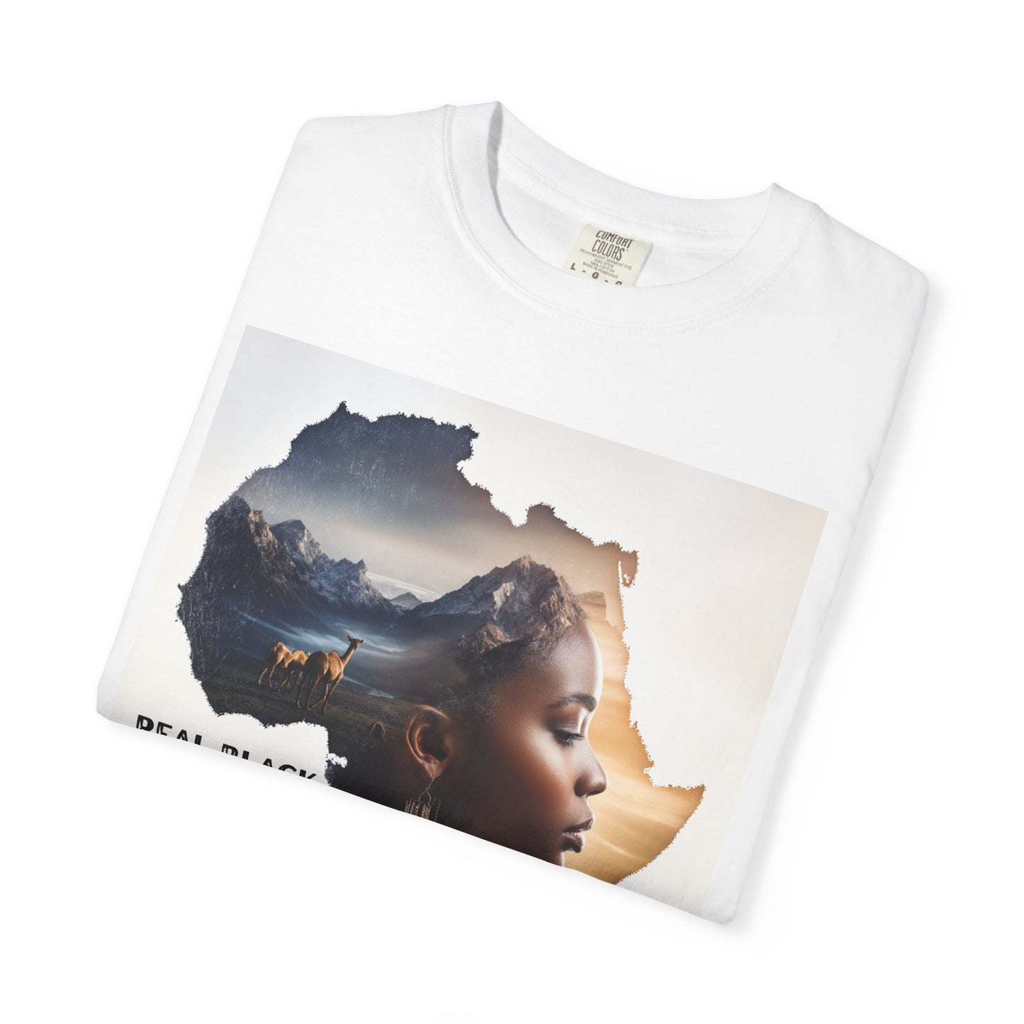 "Real Black History Started Before Slavery" African Heritage Graphic Tee