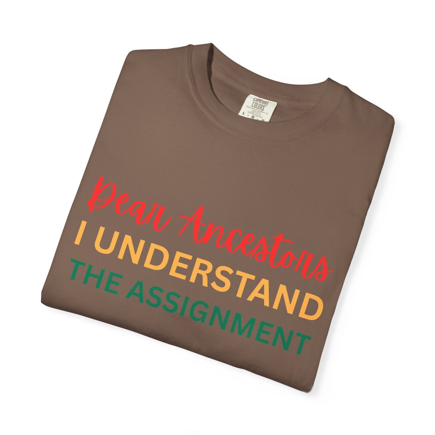 Dear Ancestors Unisex T-shirt, Funny Tee, Gift for Family, Heritage Pride Shirt, Casual Everyday Wear, Unique Statement Tee