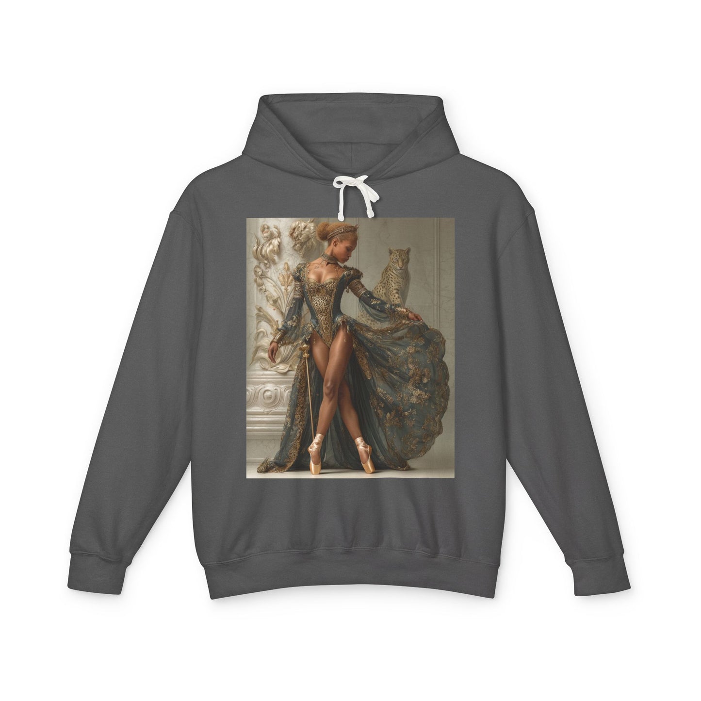 Vintage Ballet Dancer Hoodie — Elegant Ballerina Art Sweatshirt