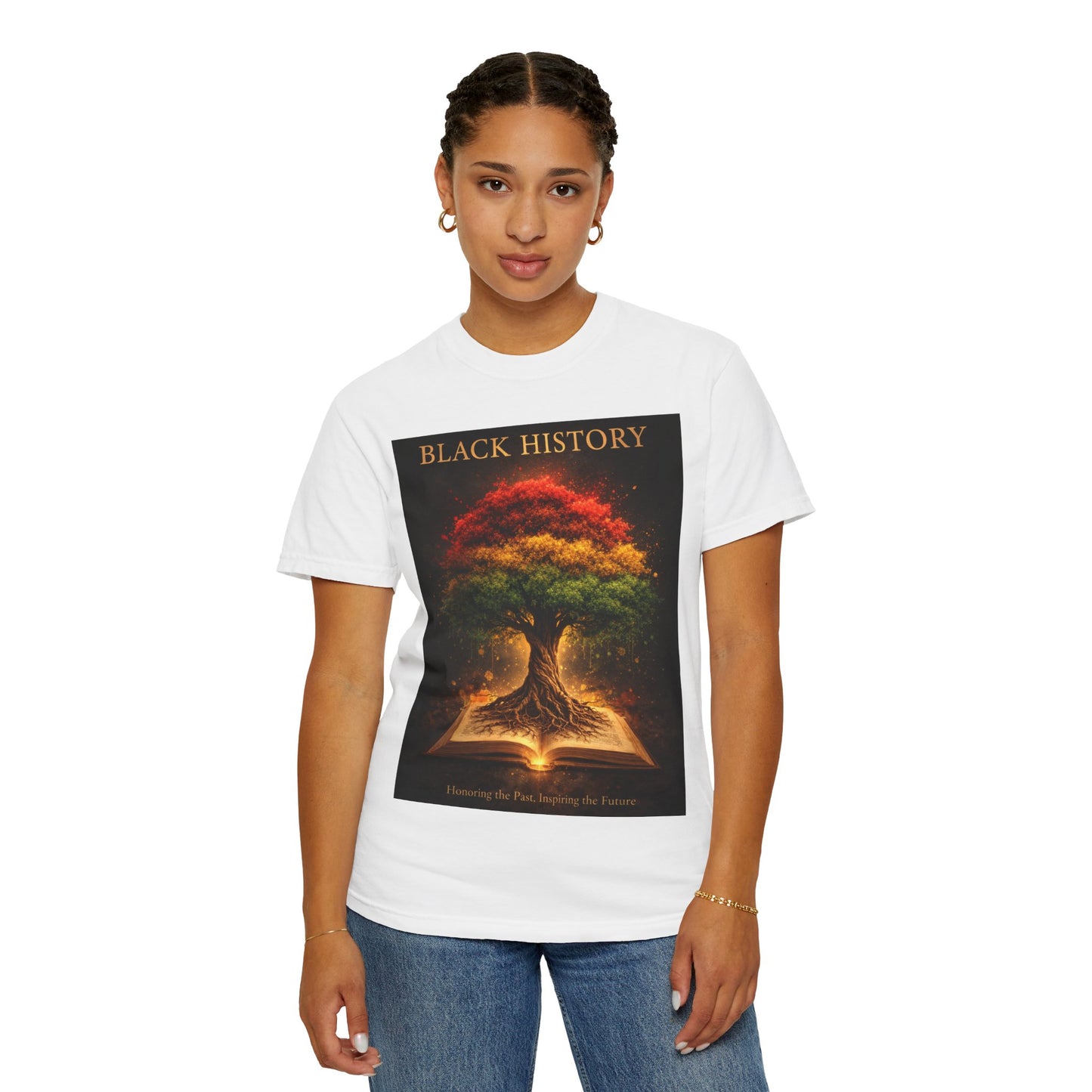 Black History Tree T-Shirt — 'Honoring the Past, Inspiring the Future'