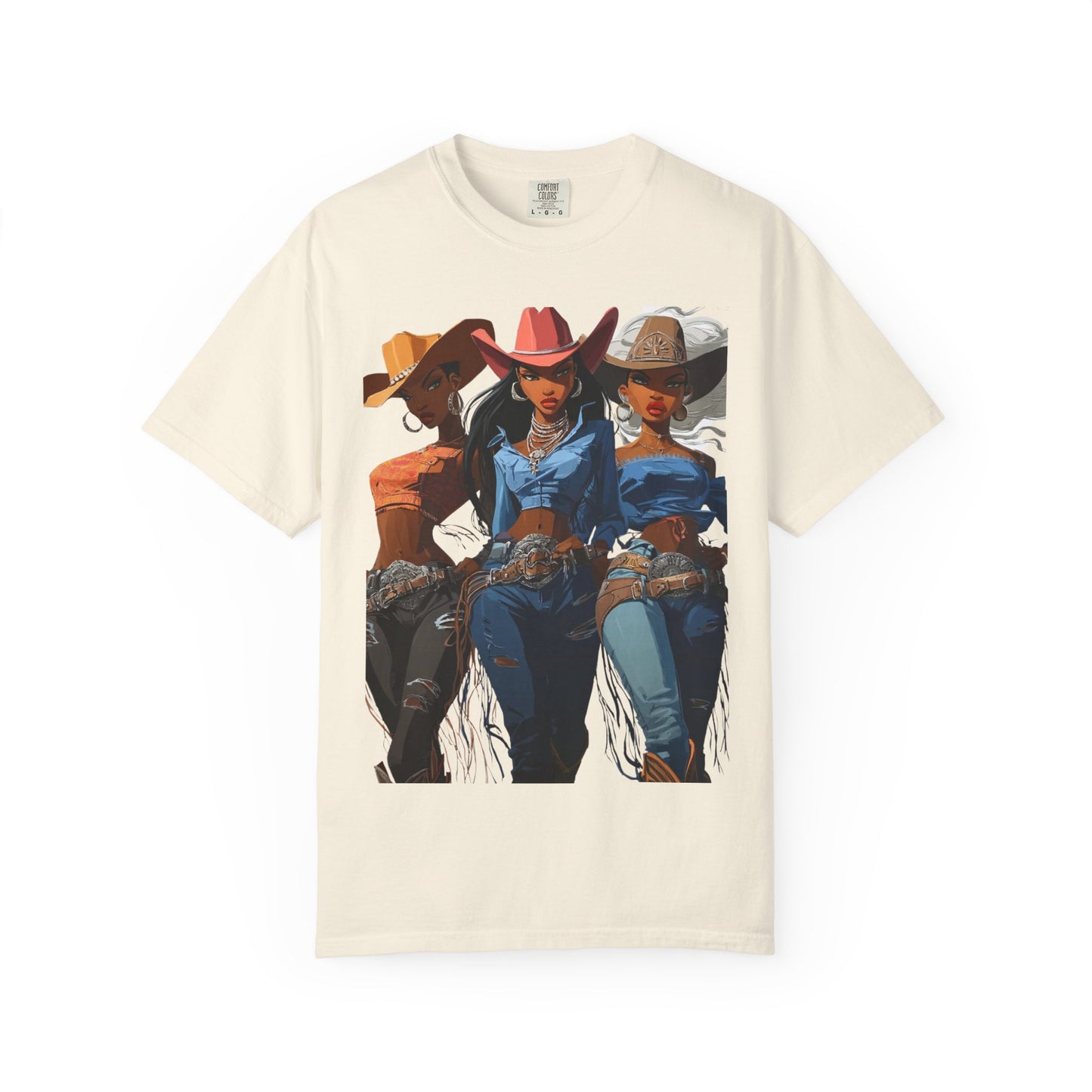 “Yeehaw & Unbothered” Trio Graphic T-Shirt – Western Rodeo Style Tee