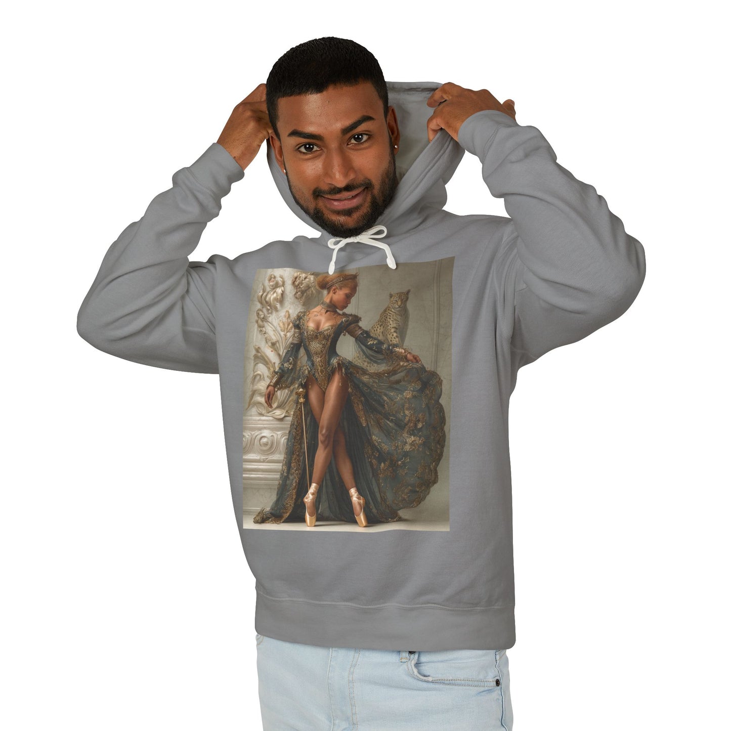 Vintage Ballet Dancer Hoodie — Elegant Ballerina Art Sweatshirt