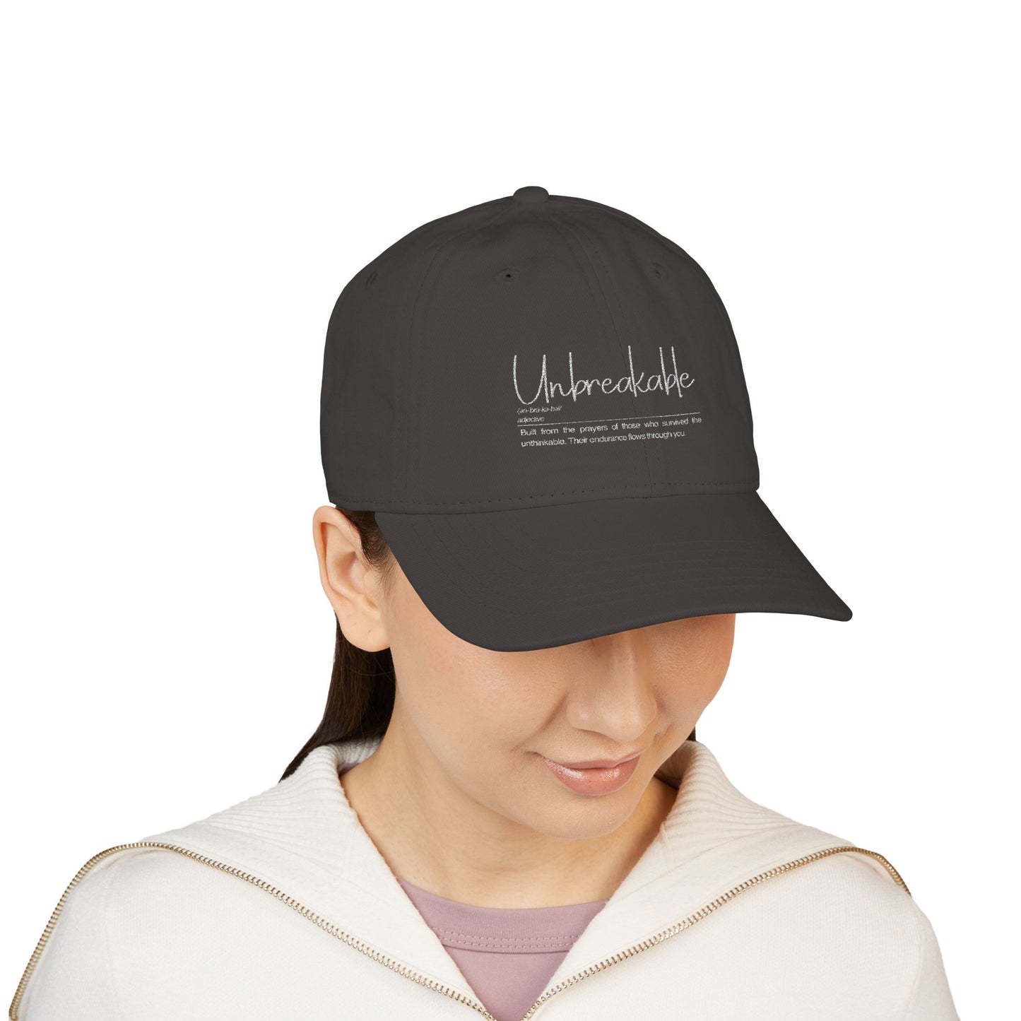 Unbreakable Baseball Cap - Unbreakable, Eco-Friendly Cap, Custom Embroidery Hat, Perfect Gift for Outdoor Lovers, Casual Style, Everyday Use