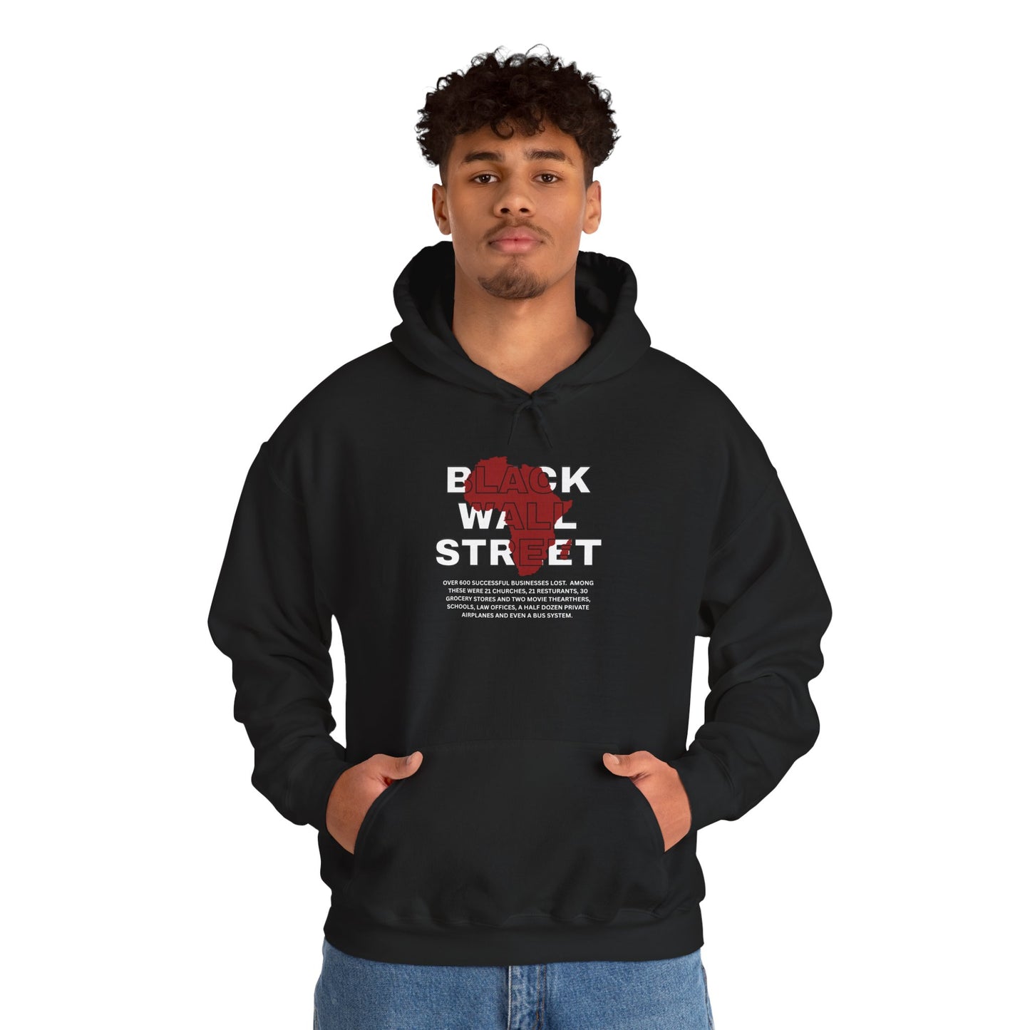 Hoodie — Black Wall Street Hoodie (Black Wall Street Tribute)