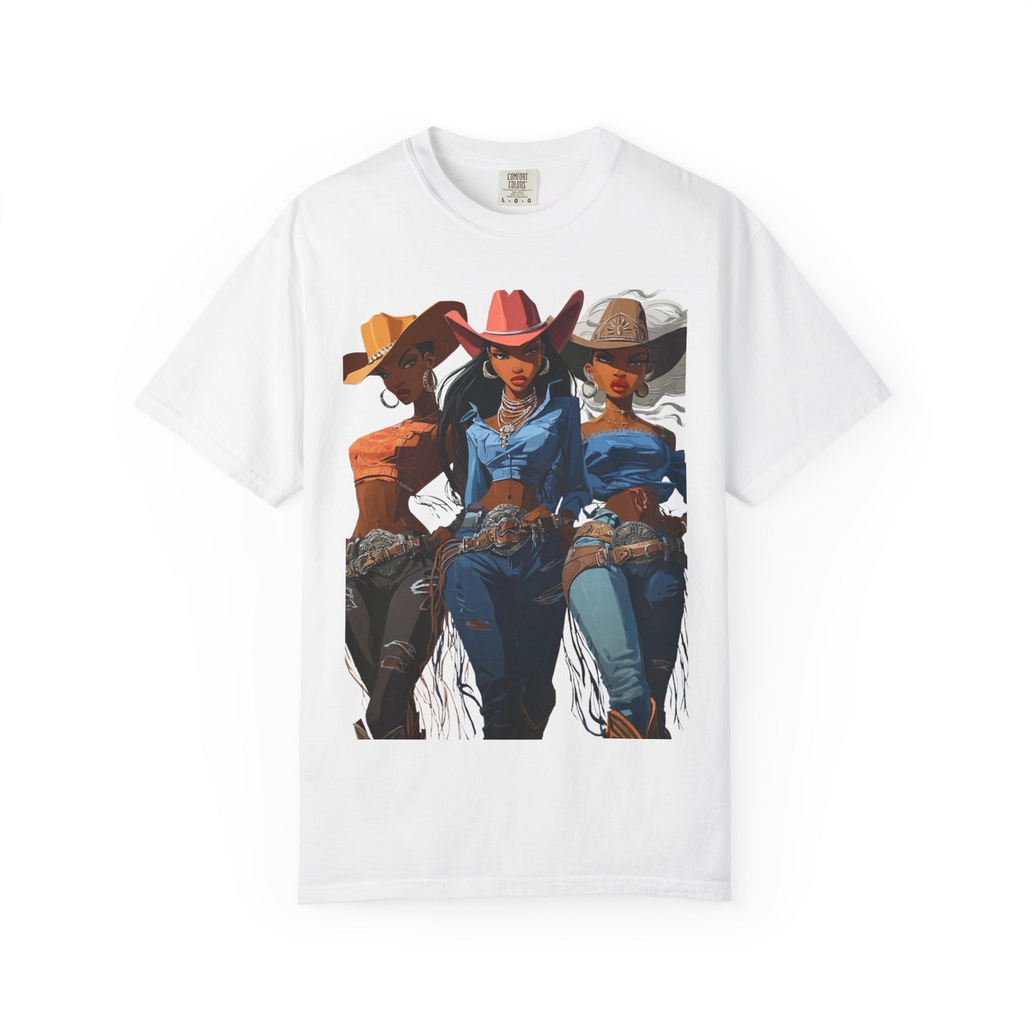 “Yeehaw & Unbothered” Trio Graphic T-Shirt – Western Rodeo Style Tee
