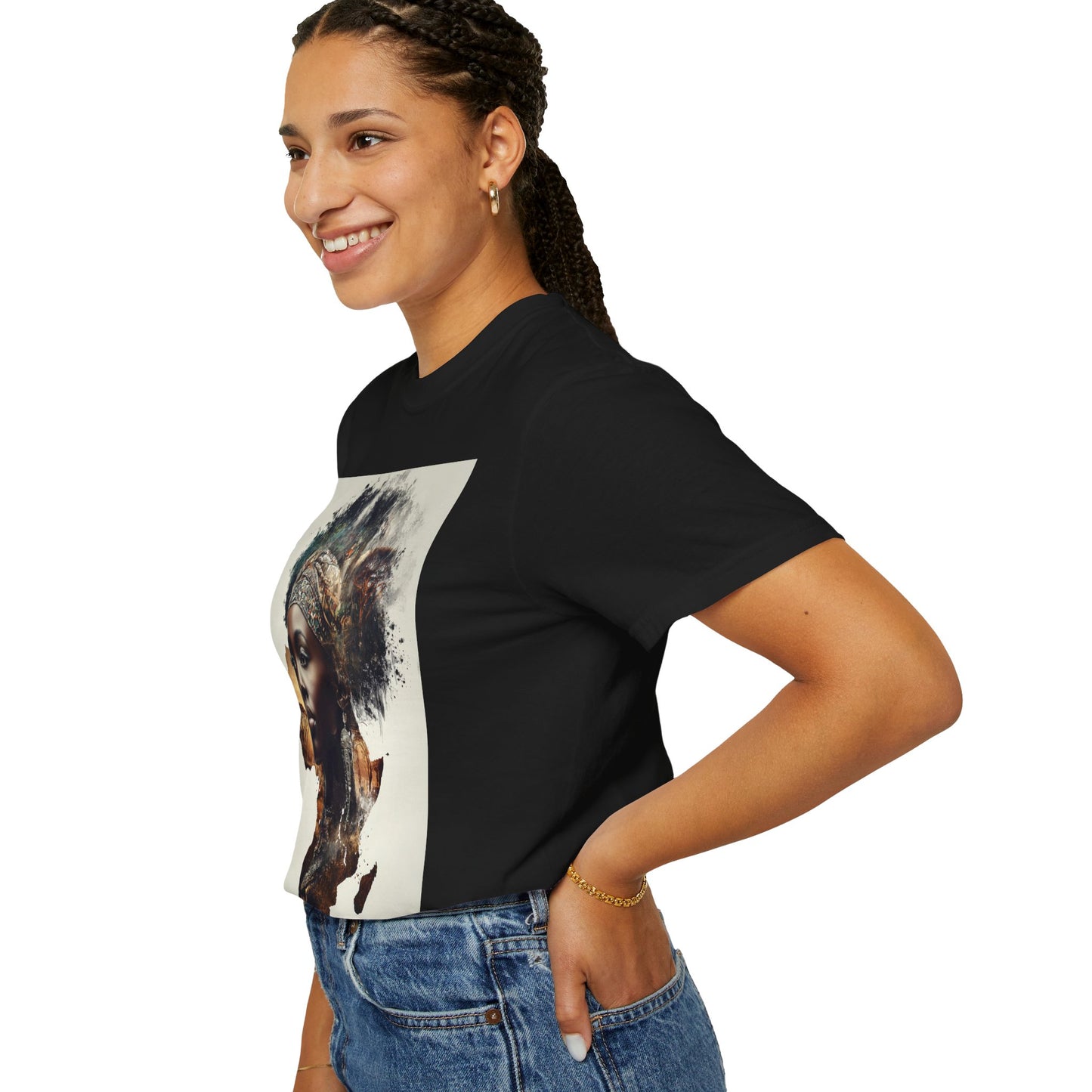 African Soul T-Shirt — Afrocentric Map Portrait Tee