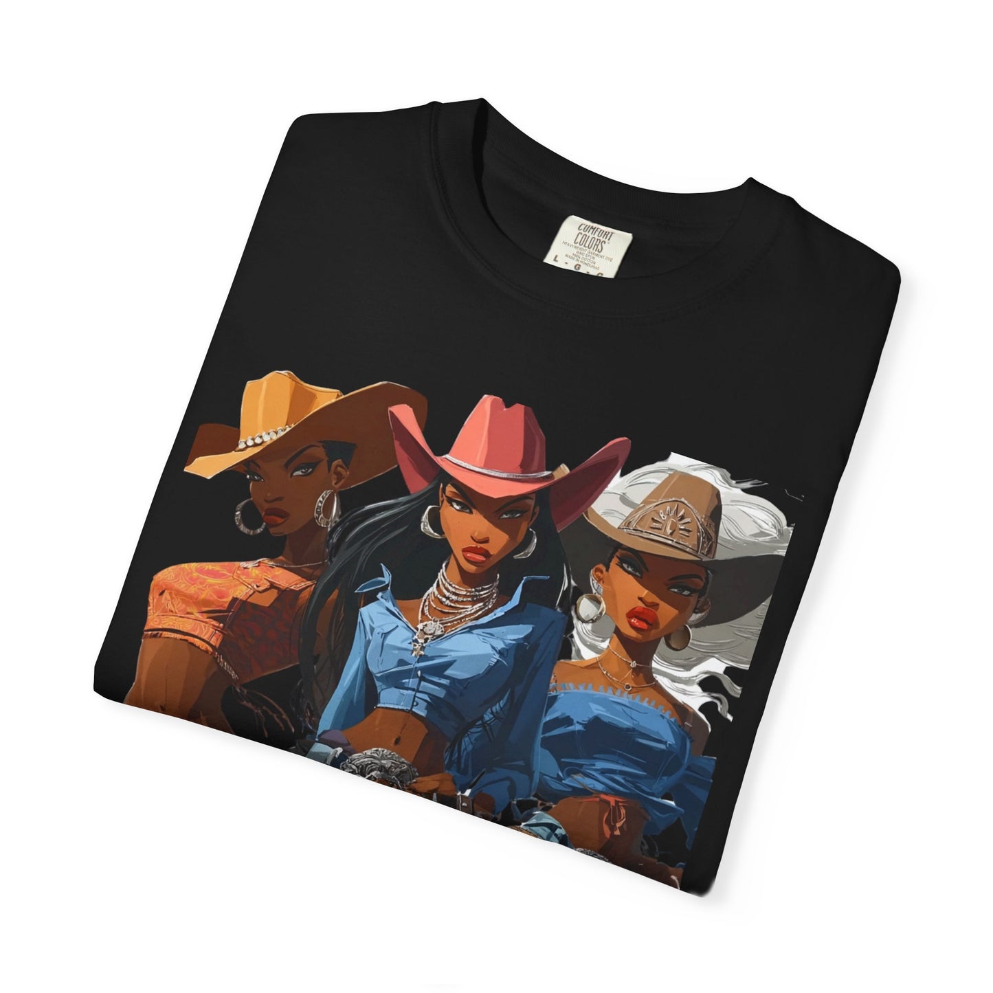 “Yeehaw & Unbothered” Trio Graphic T-Shirt – Western Rodeo Style Tee