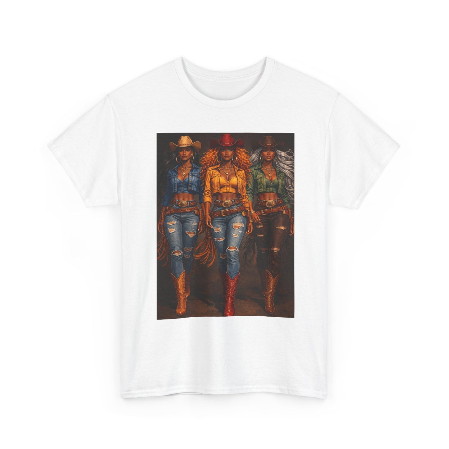 Triple the Grit Graphic Tee – Western Boots & Denim Country Style Shirt