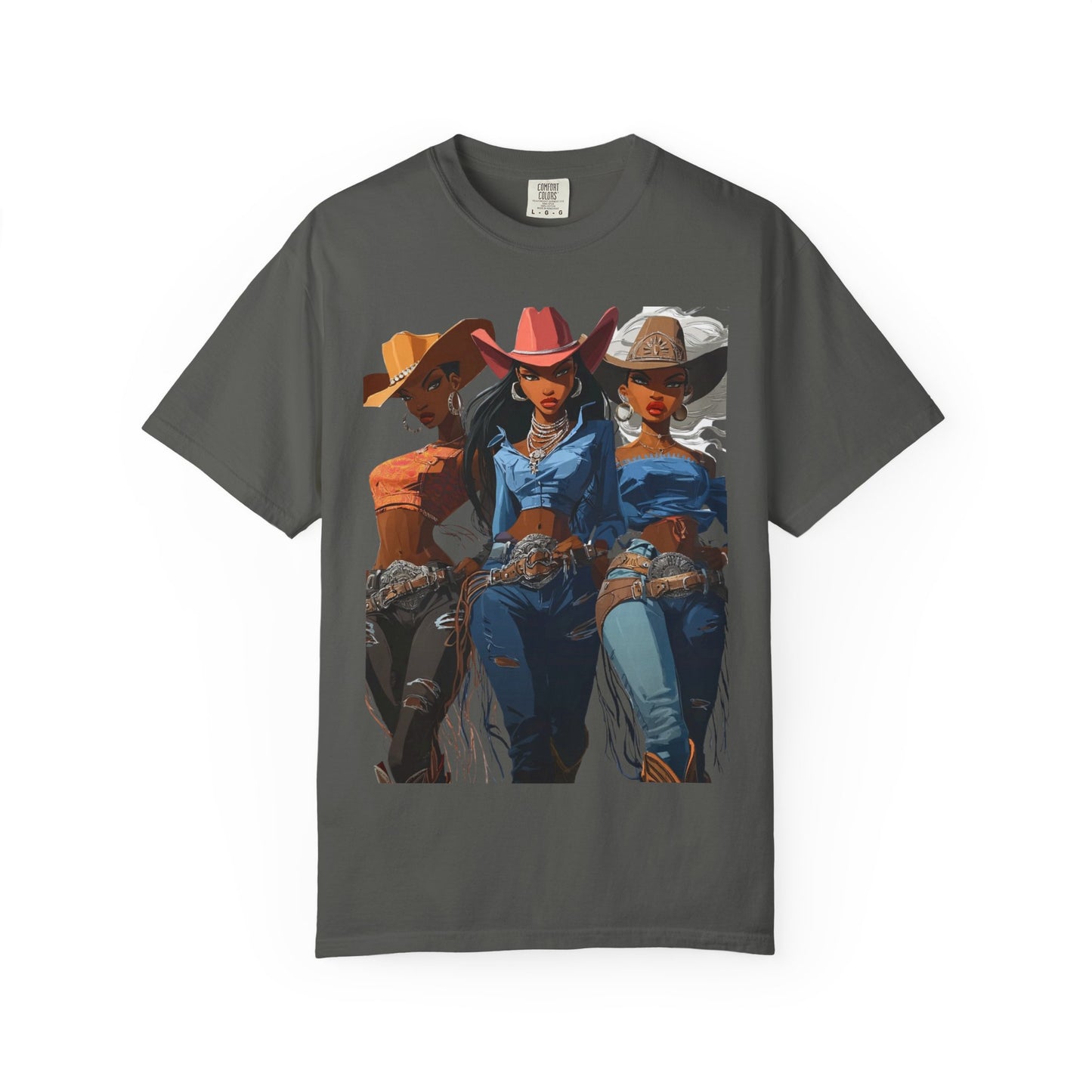 “Yeehaw & Unbothered” Trio Graphic T-Shirt – Western Rodeo Style Tee