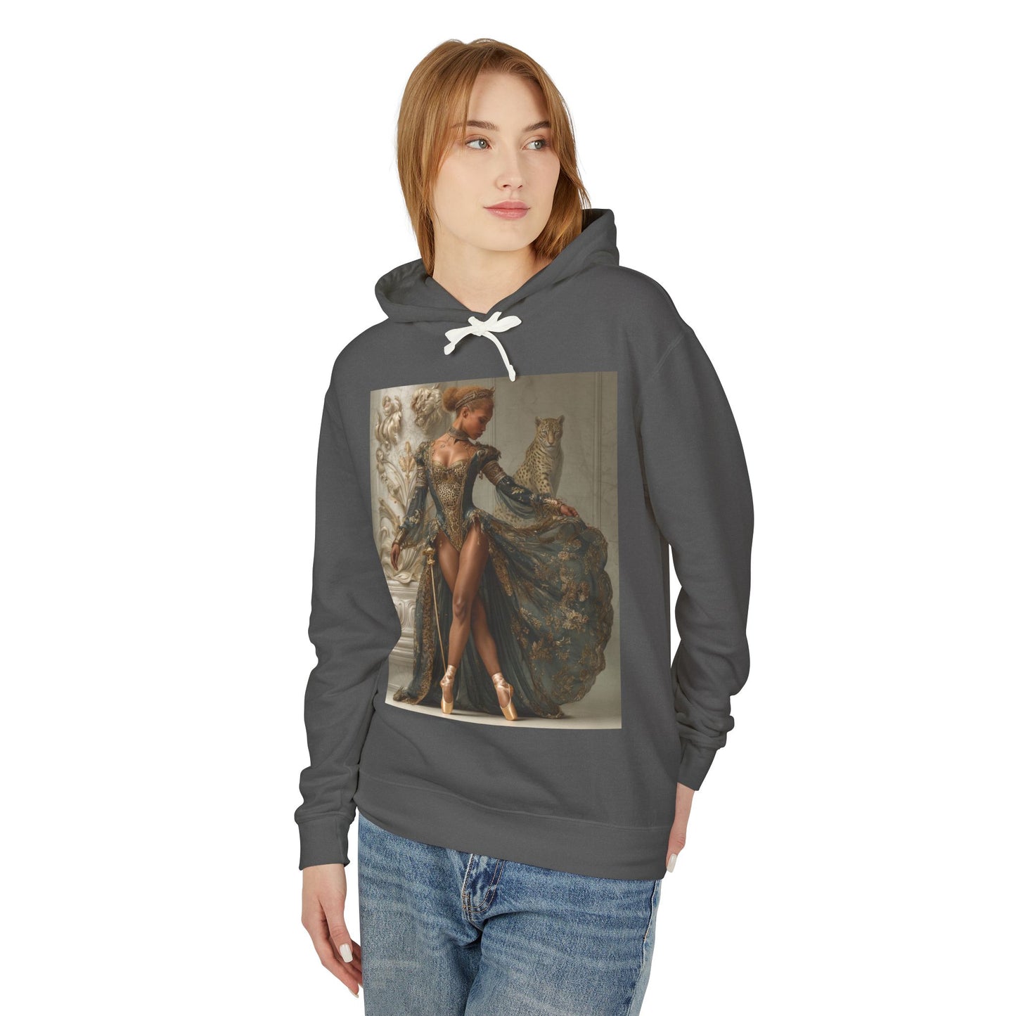 Vintage Ballet Dancer Hoodie — Elegant Ballerina Art Sweatshirt
