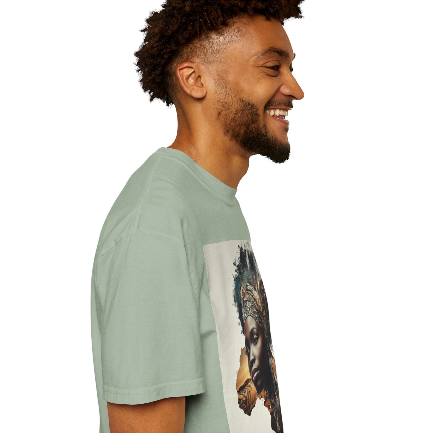 African Soul T-Shirt — Afrocentric Map Portrait Tee