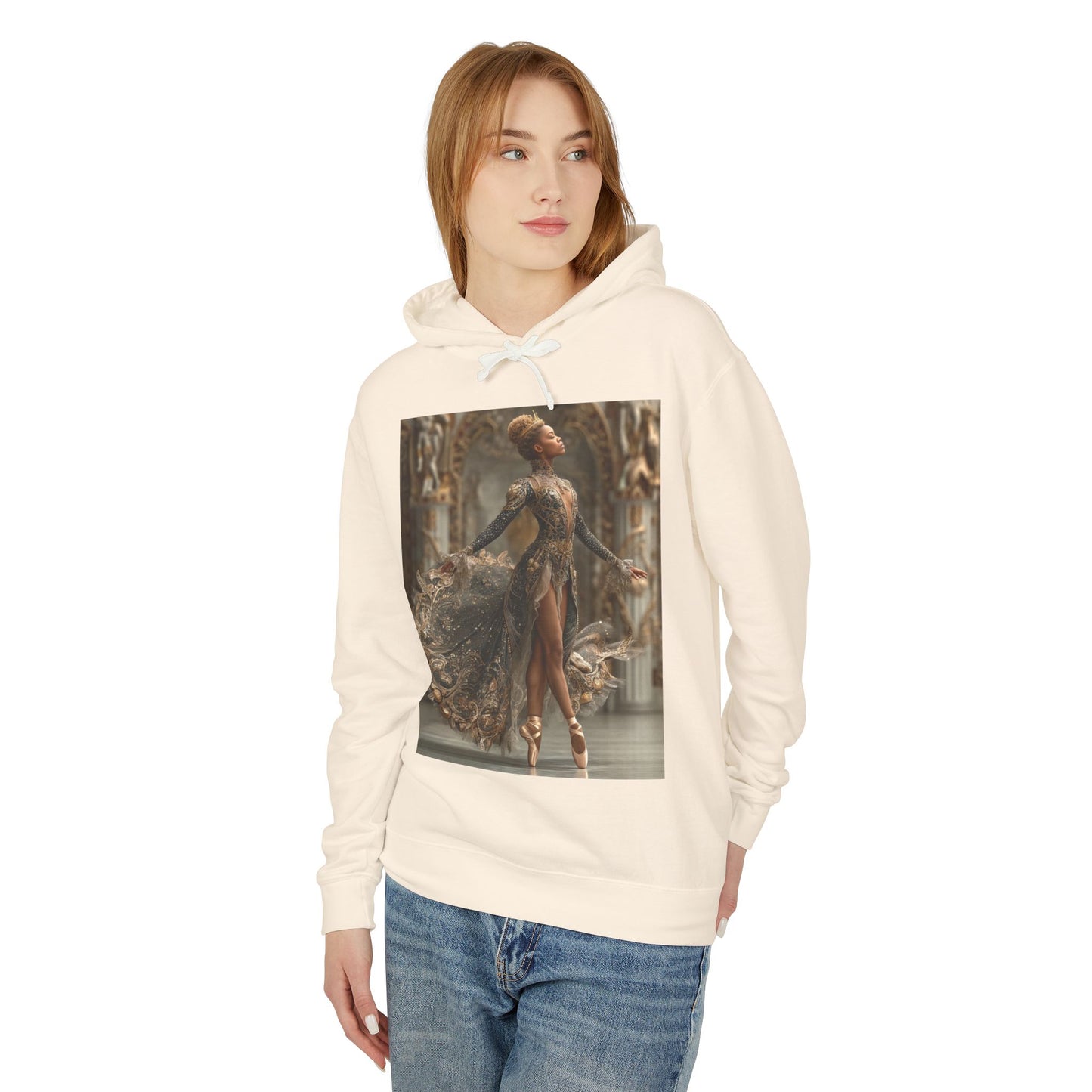 Ballet Muse Hoodie — Elegant Ballerina Art Pullover