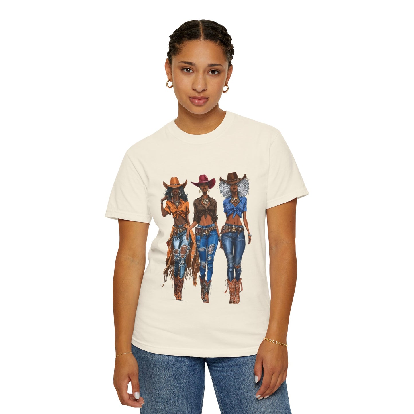 “Melanin on the Frontier” Graphic T-Shirt — Western Rodeo Fashion Tee