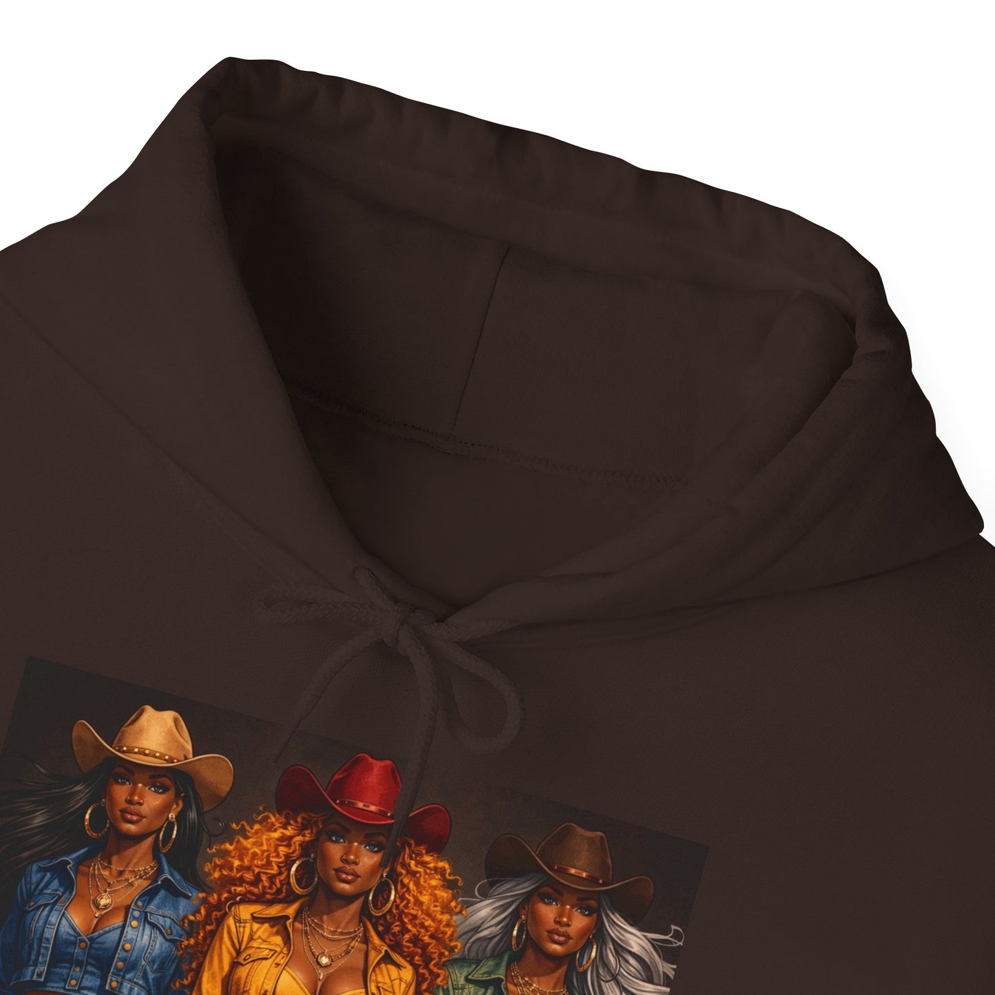 Triple the Grit Graphic Hoodie – Vintage Western Saloon Art
