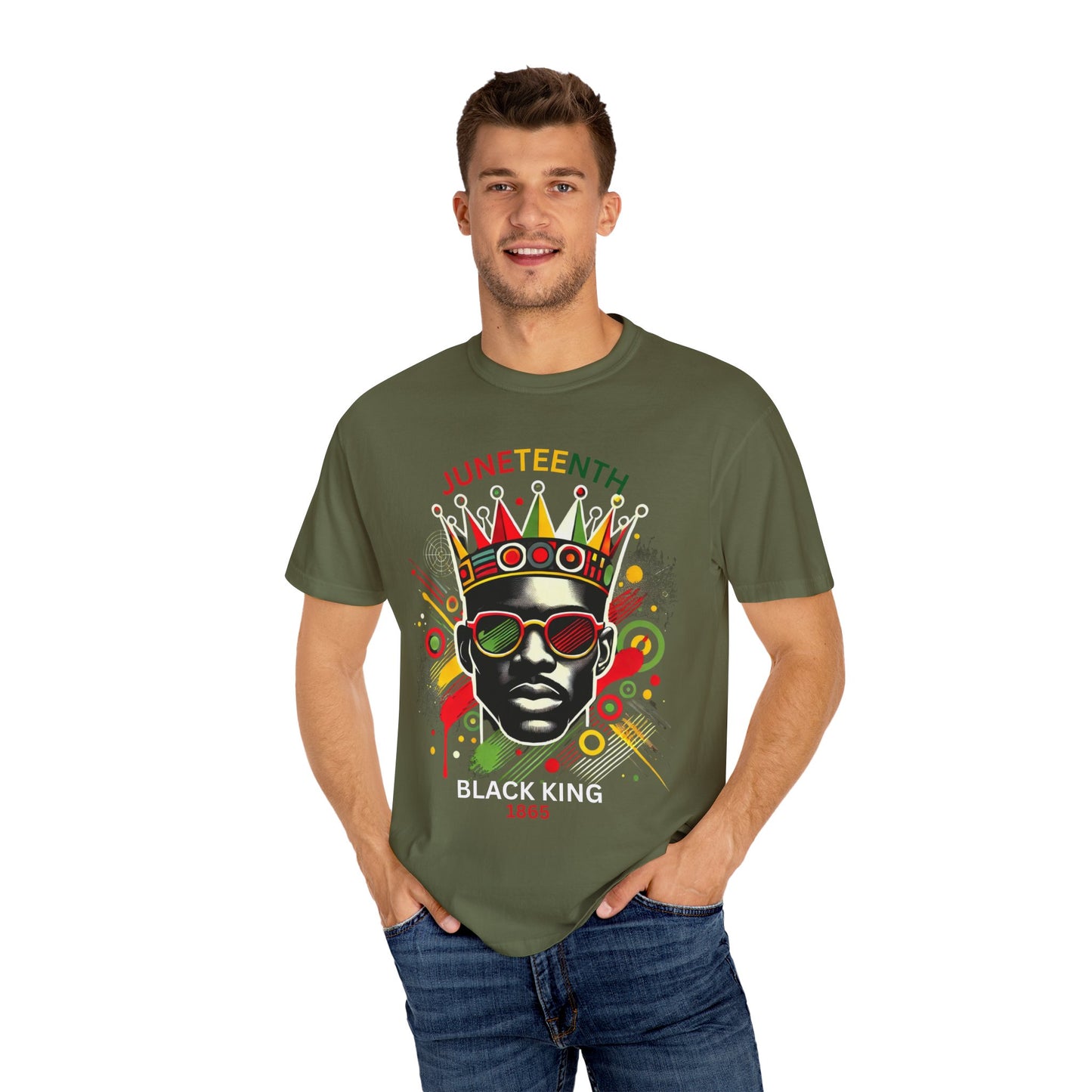 Unisex Black King T-shirt