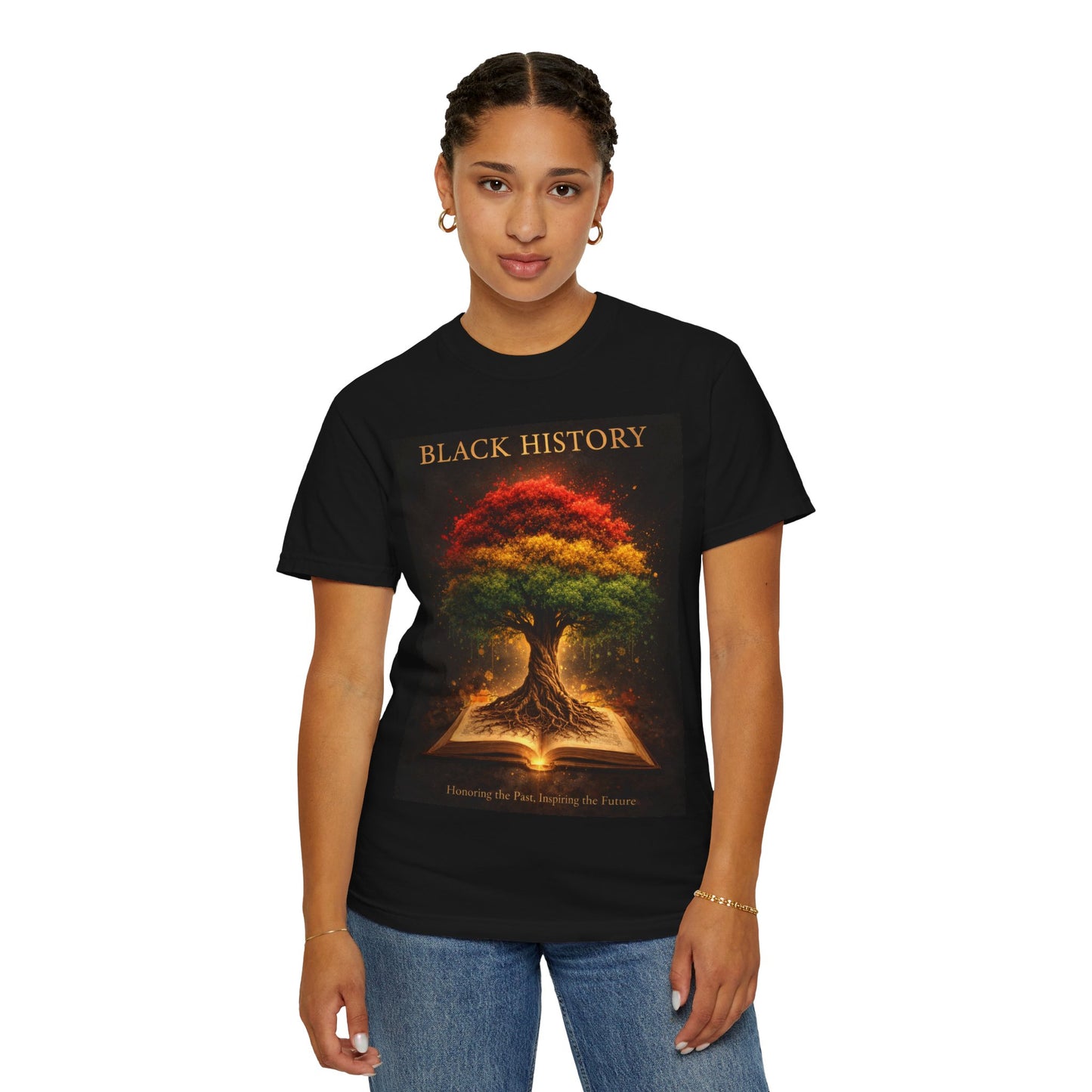 Black History Tree T-Shirt — 'Honoring the Past, Inspiring the Future'