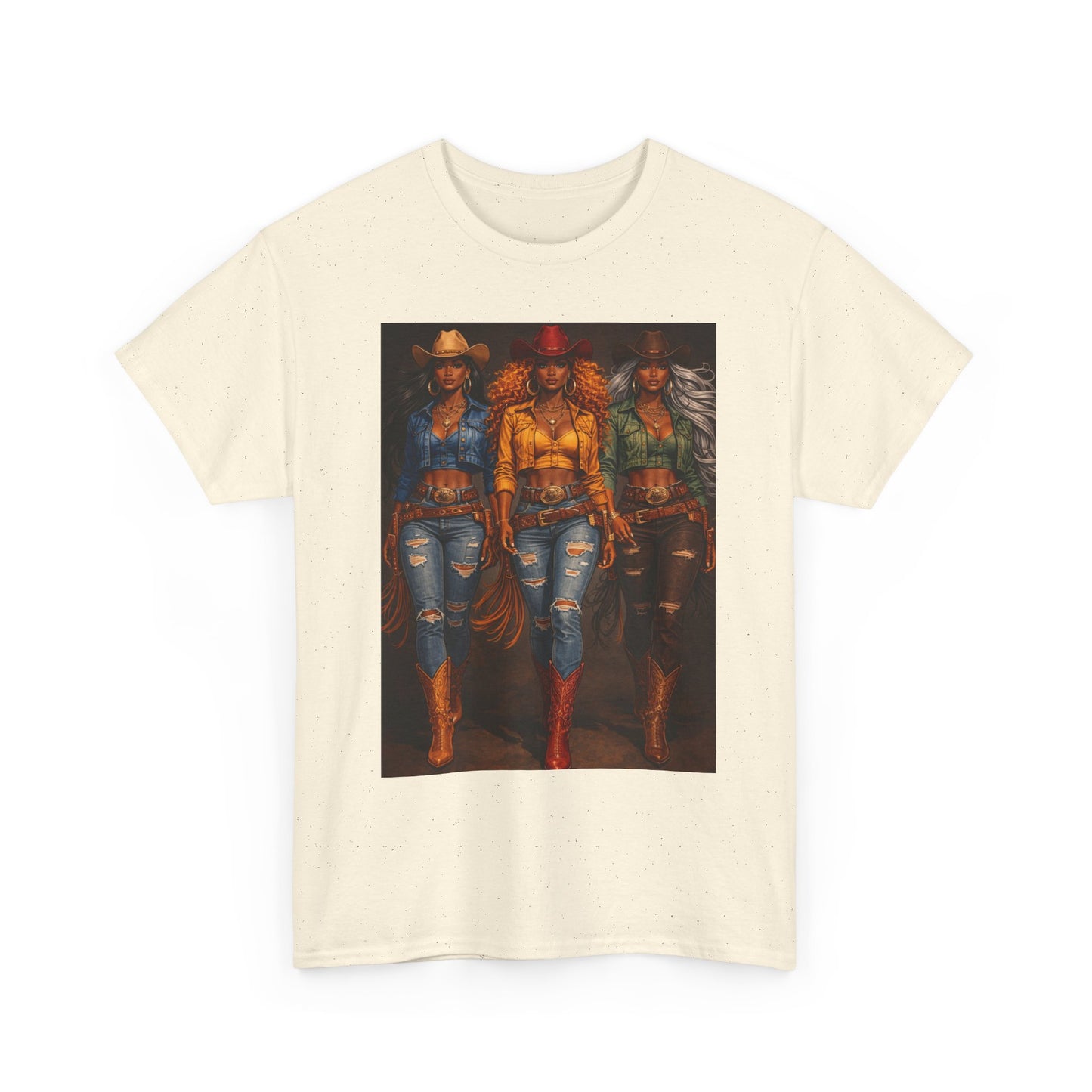 Triple the Grit Graphic Tee – Western Boots & Denim Country Style Shirt