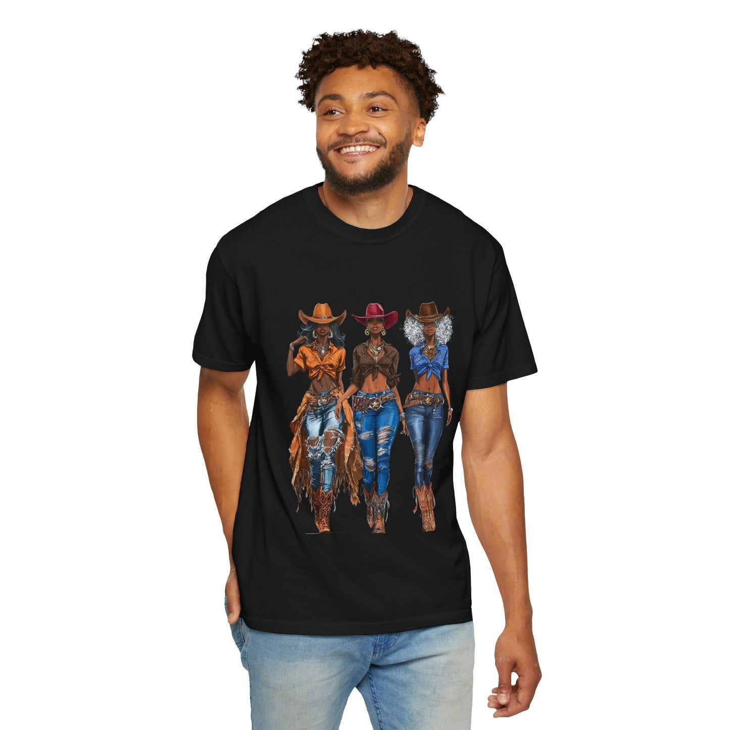 “Melanin on the Frontier” Graphic T-Shirt — Western Rodeo Fashion Tee